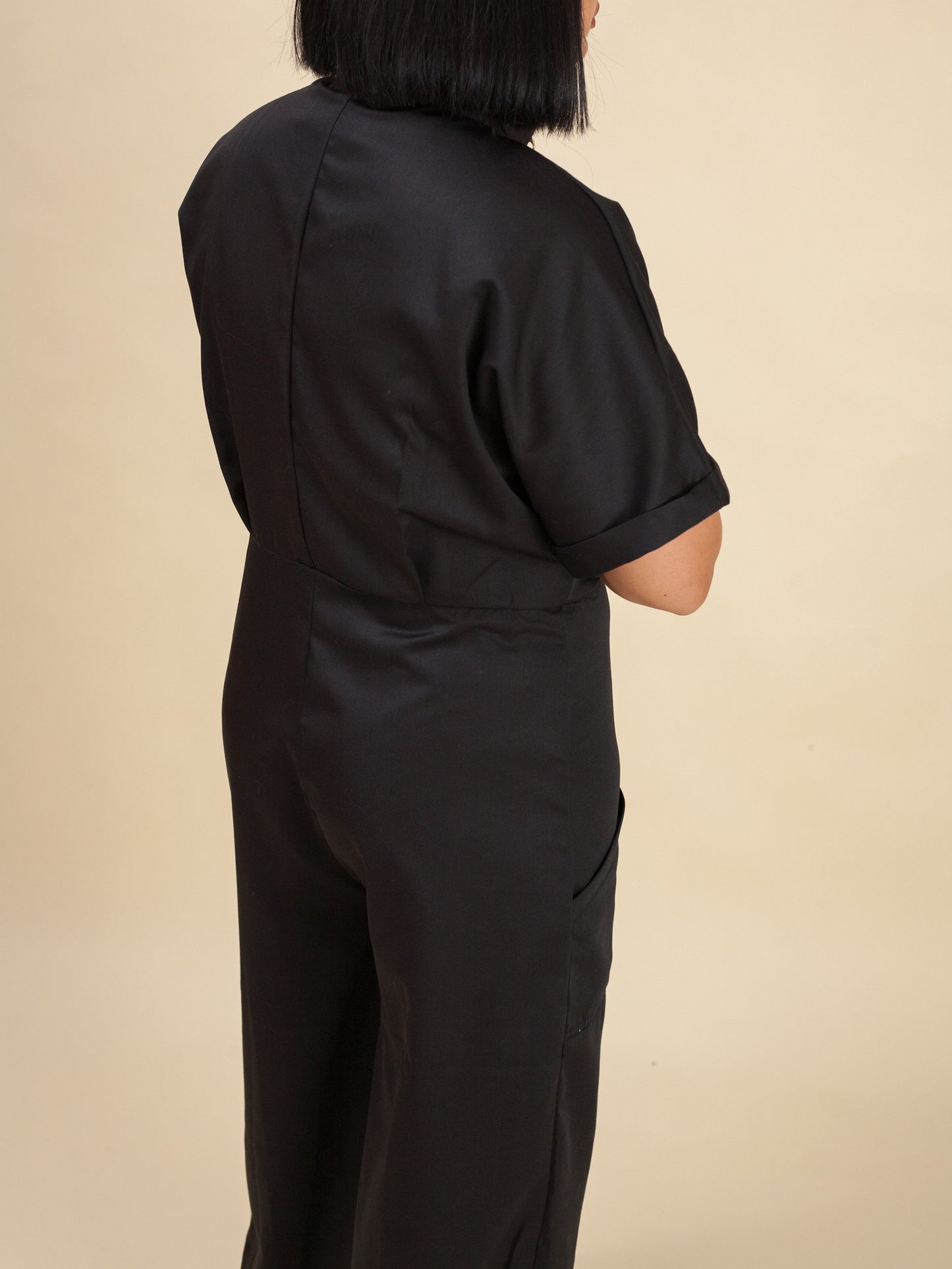 Aviation Jumpsuit (Black)