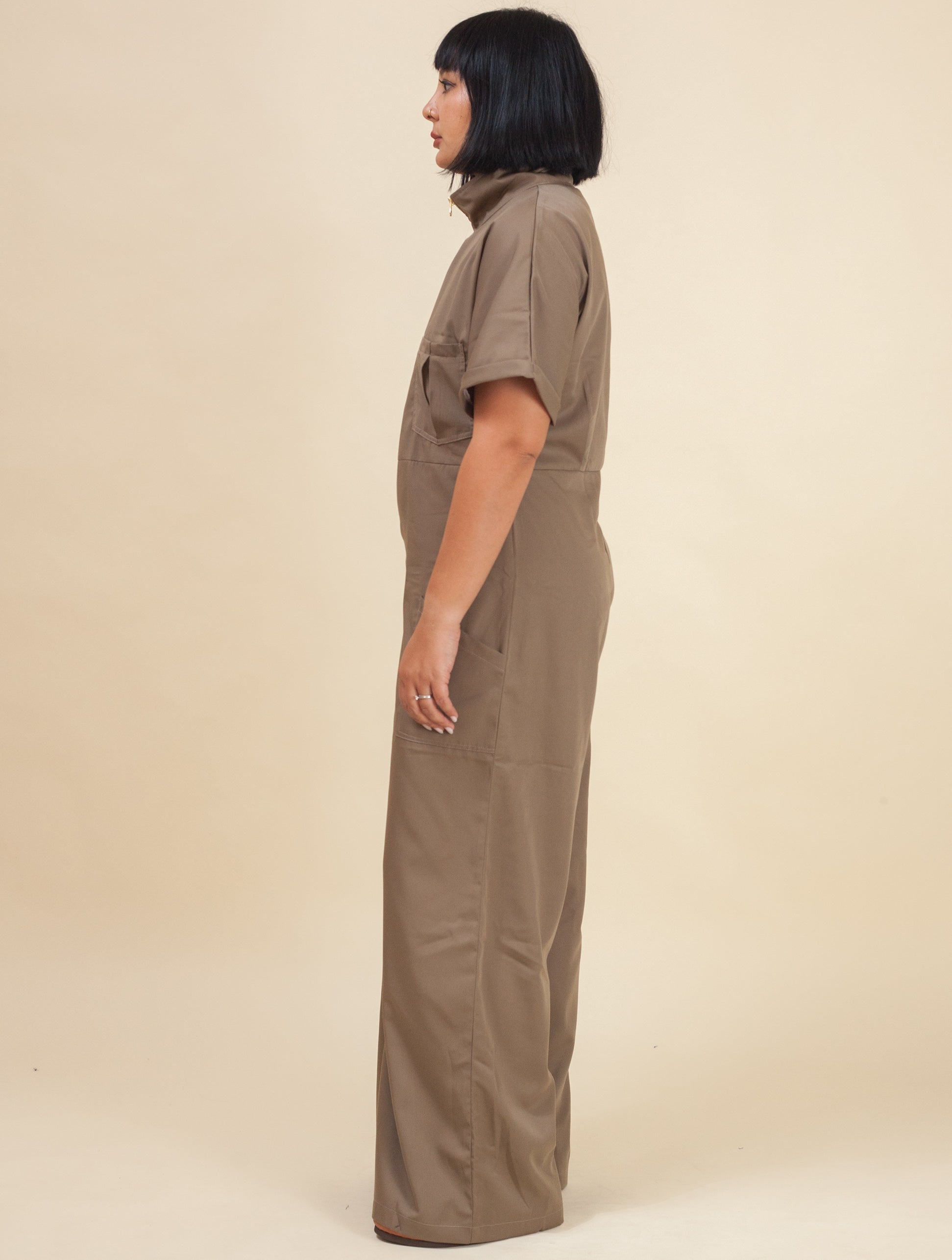 Aviation Jumpsuit (Olive)