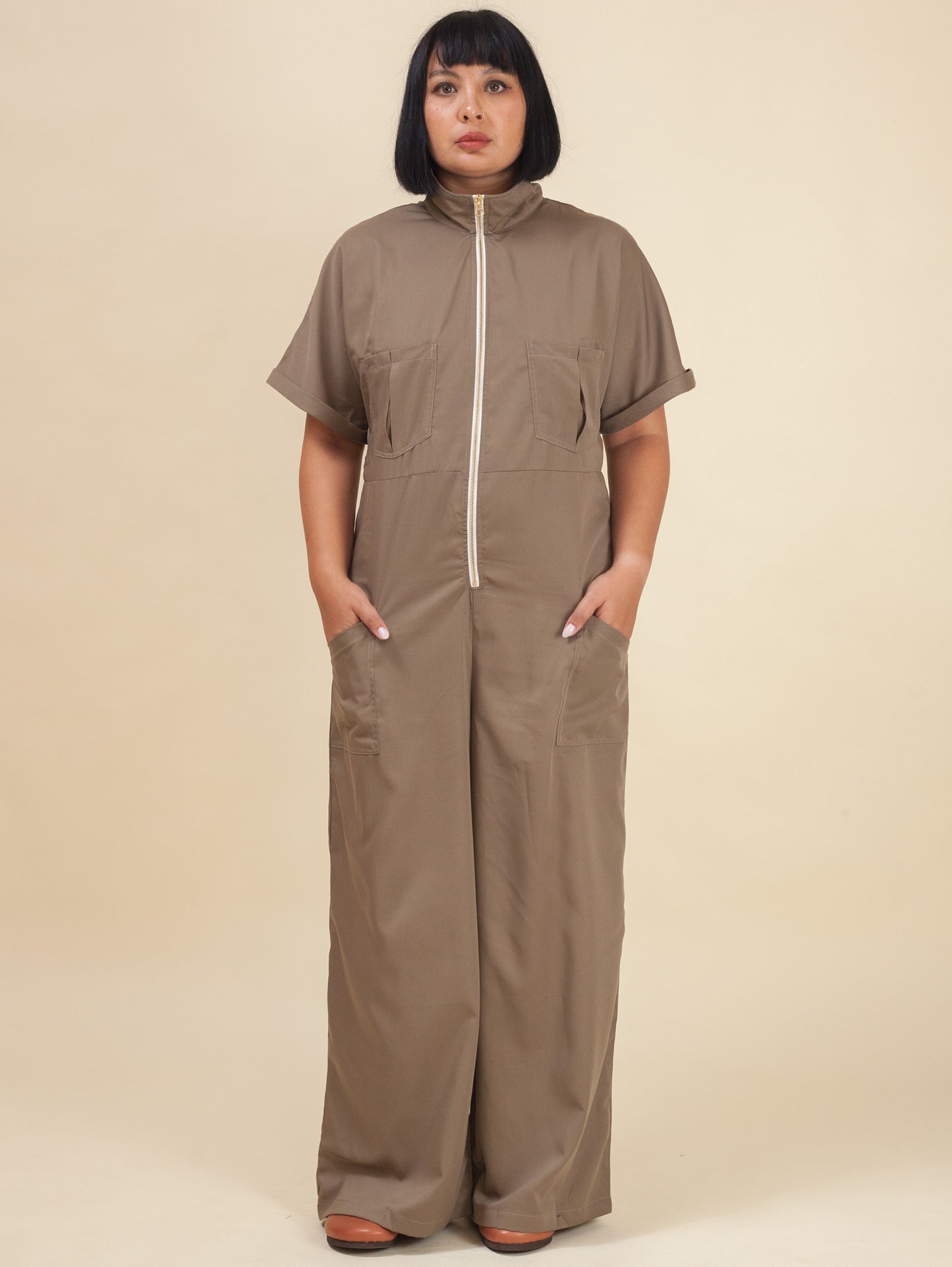 Aviation Jumpsuit (Olive)