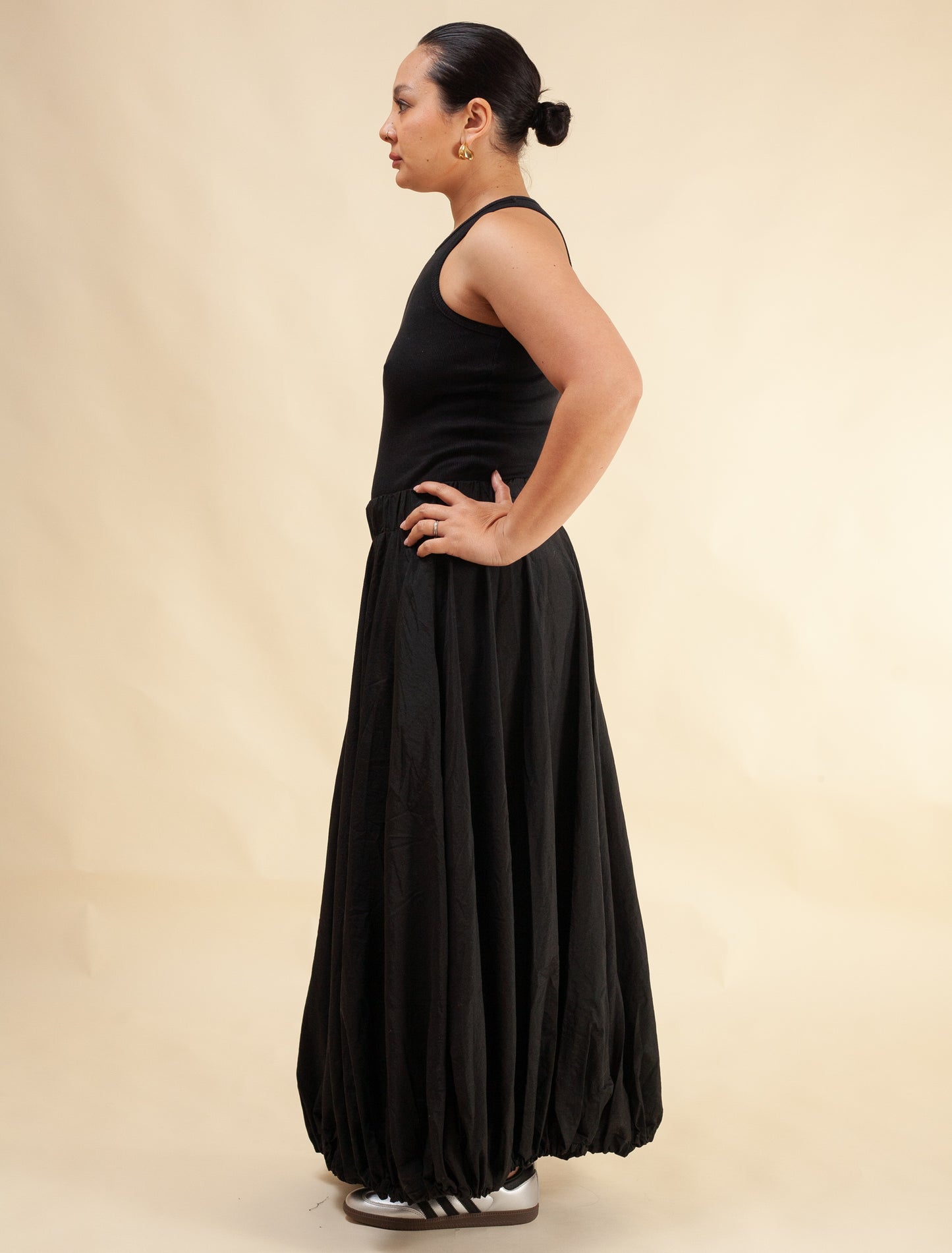 Ribbed Vest (Black)