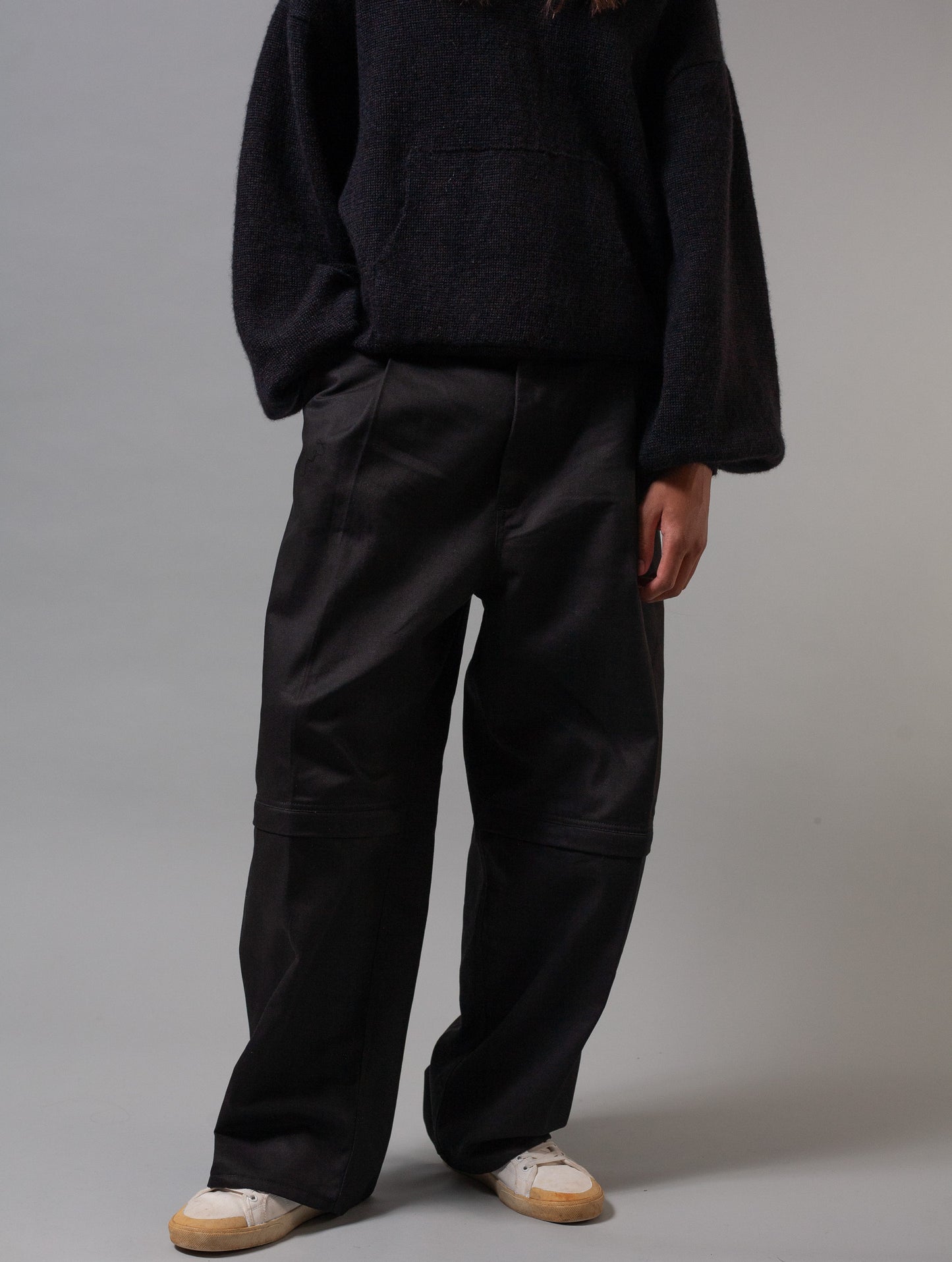 Lazy Mohair&Wool Jumper ( Black )