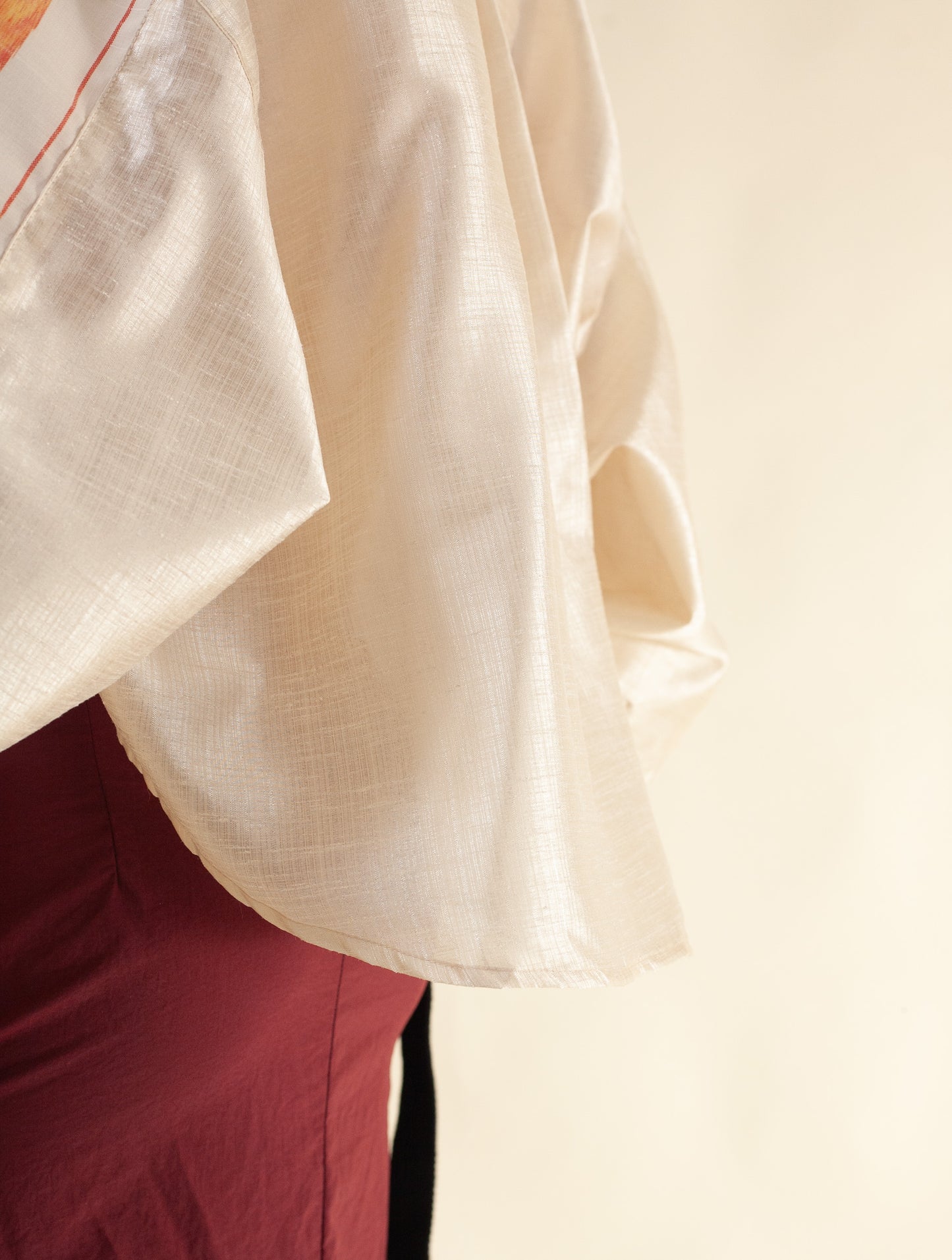 Zen-Zen Wrap Skirt (Oxblood)