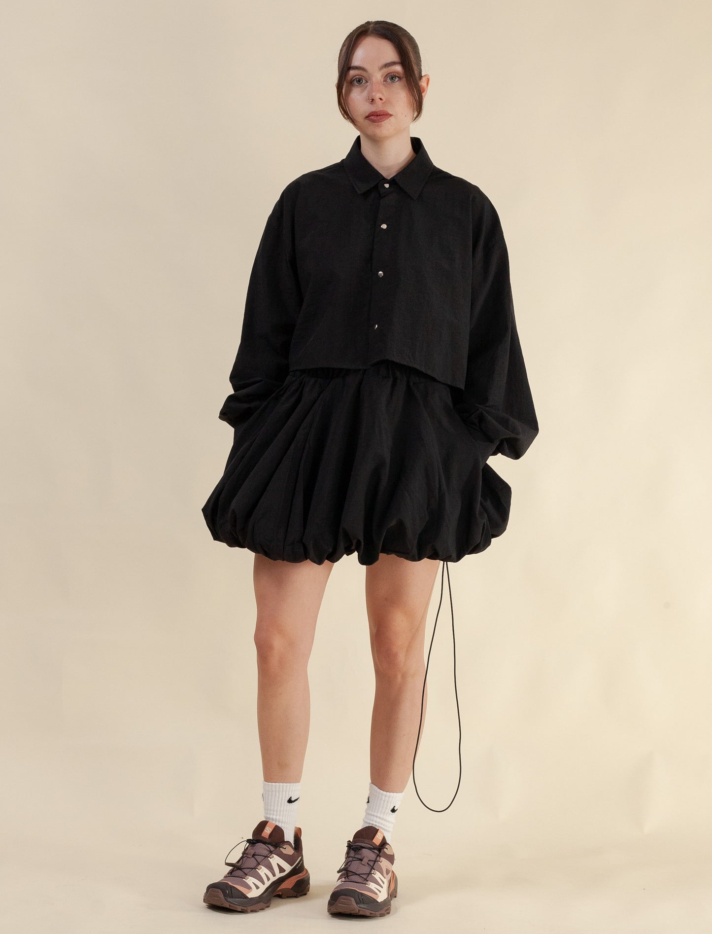 Nayoto skirt tech ( black)