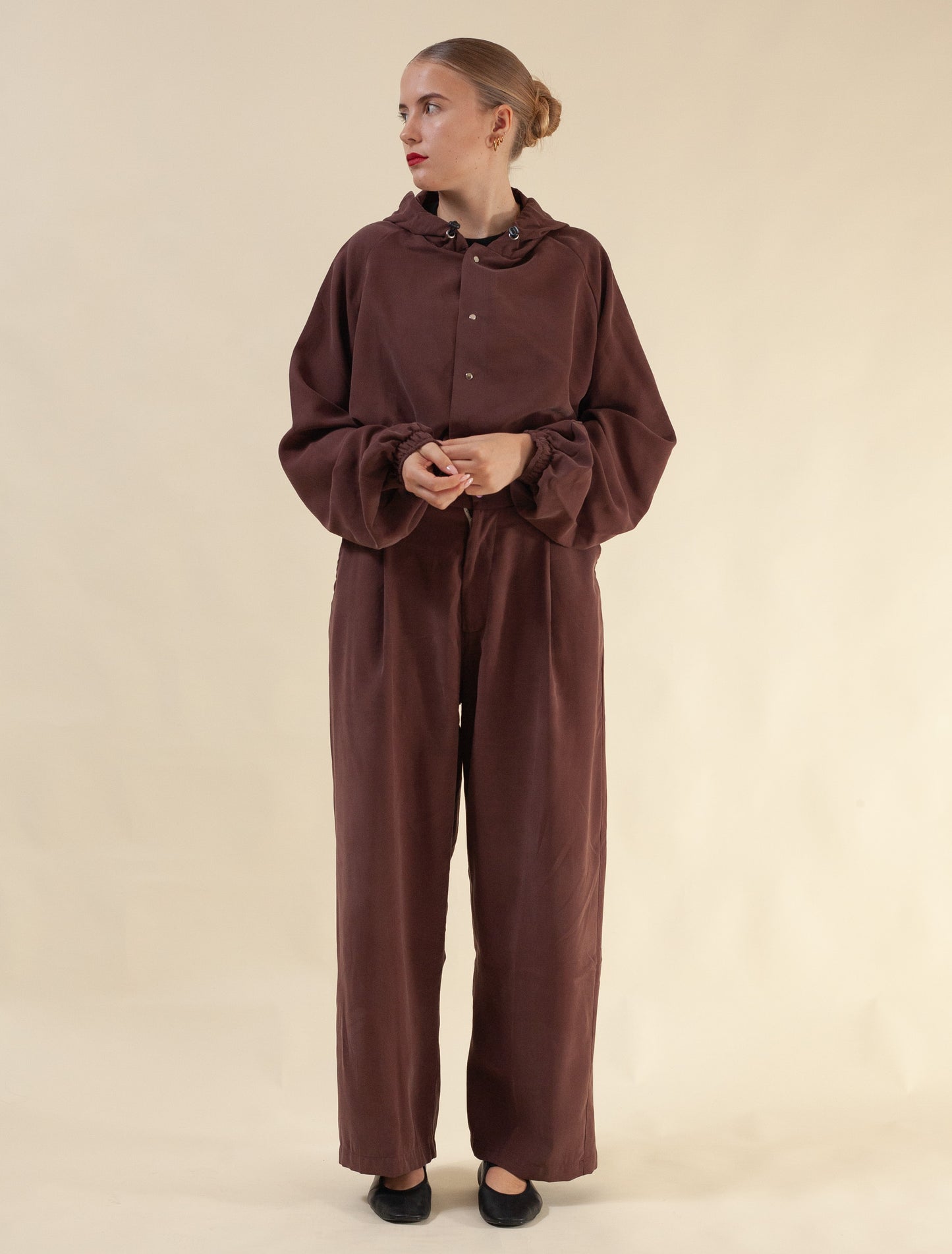 Shibuya Pants Tensel Twill (Beetroot)