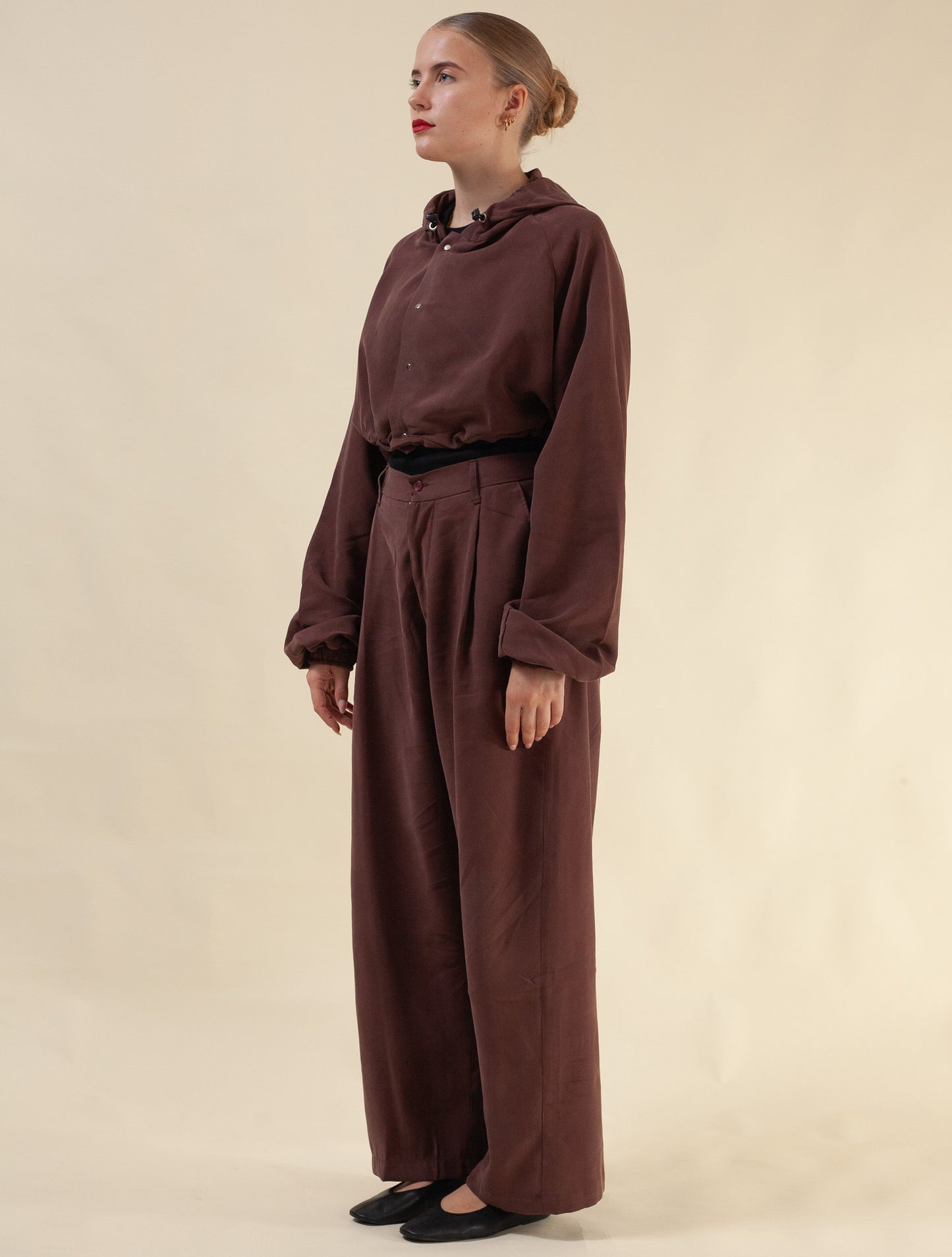 Shibuya Pants Tensel Twill (Beetroot)