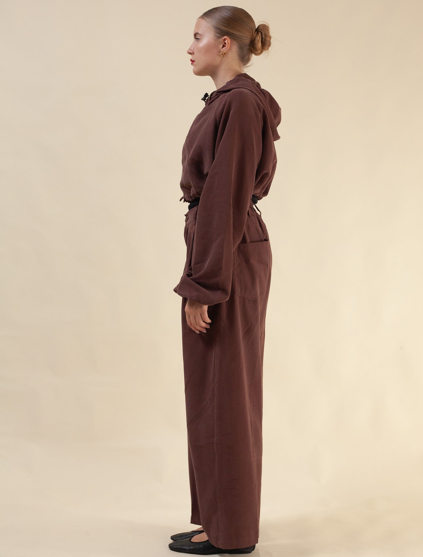 Shibuya Pants Tensel Twill (Beetroot)
