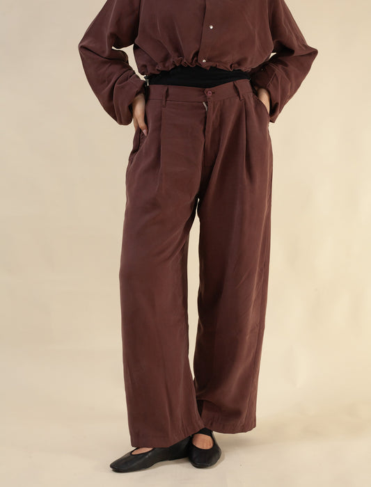 Shibuya Pants Tensel Twill (Beetroot)