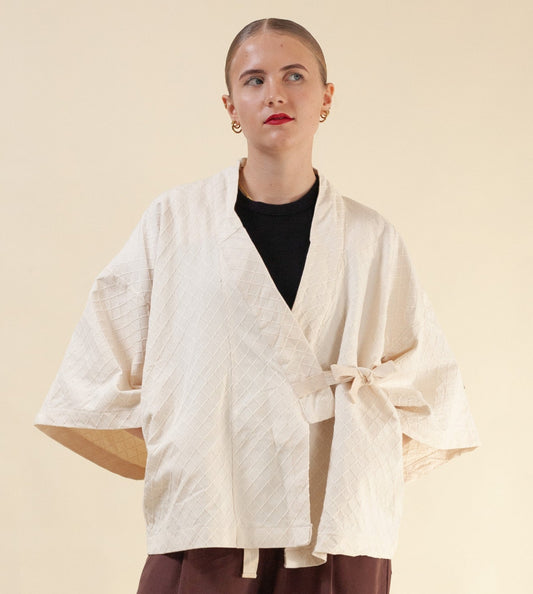 Kimono Limited (Cream Honeycomb)