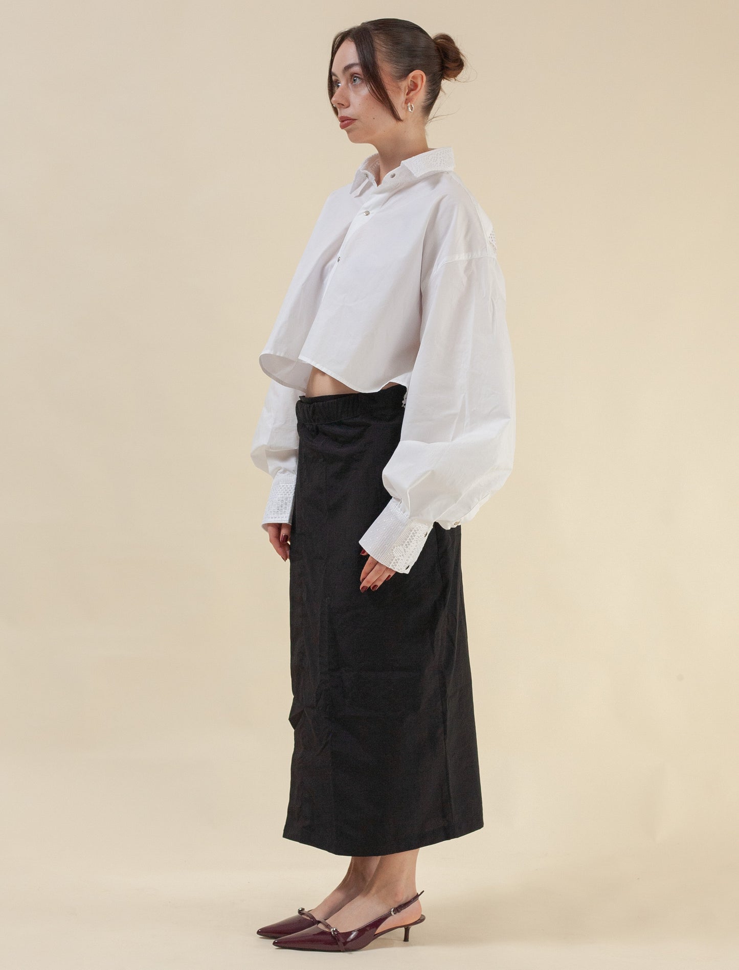 Zen-Zen Wrap Skirt (Black)