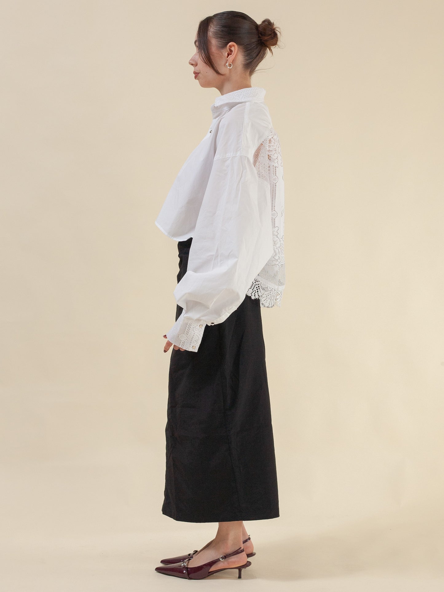 Zen-Zen Wrap Skirt (Black)
