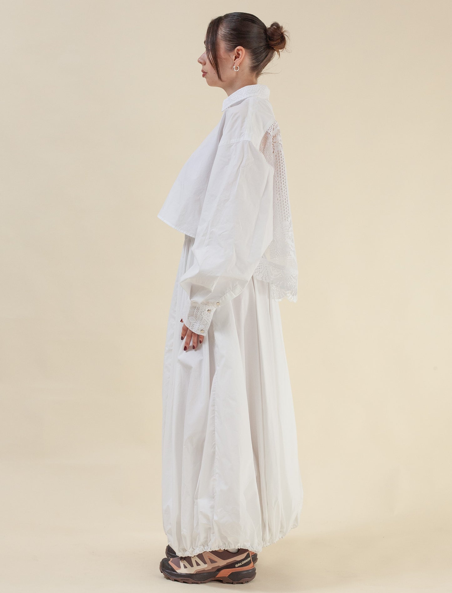 Ginza Skirt ( White Poplin )