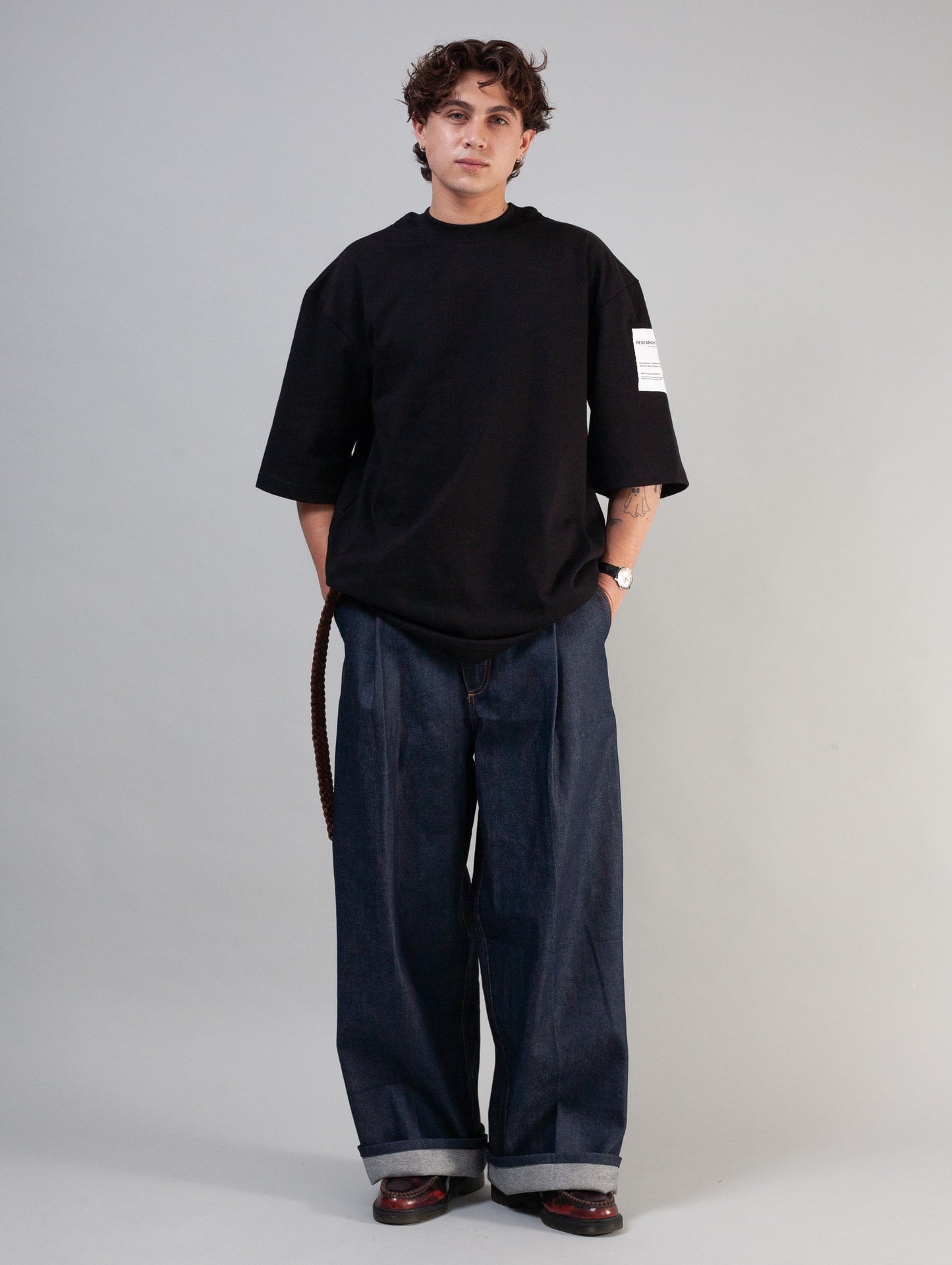 Ryo Oversized T-Shirt ( Black )