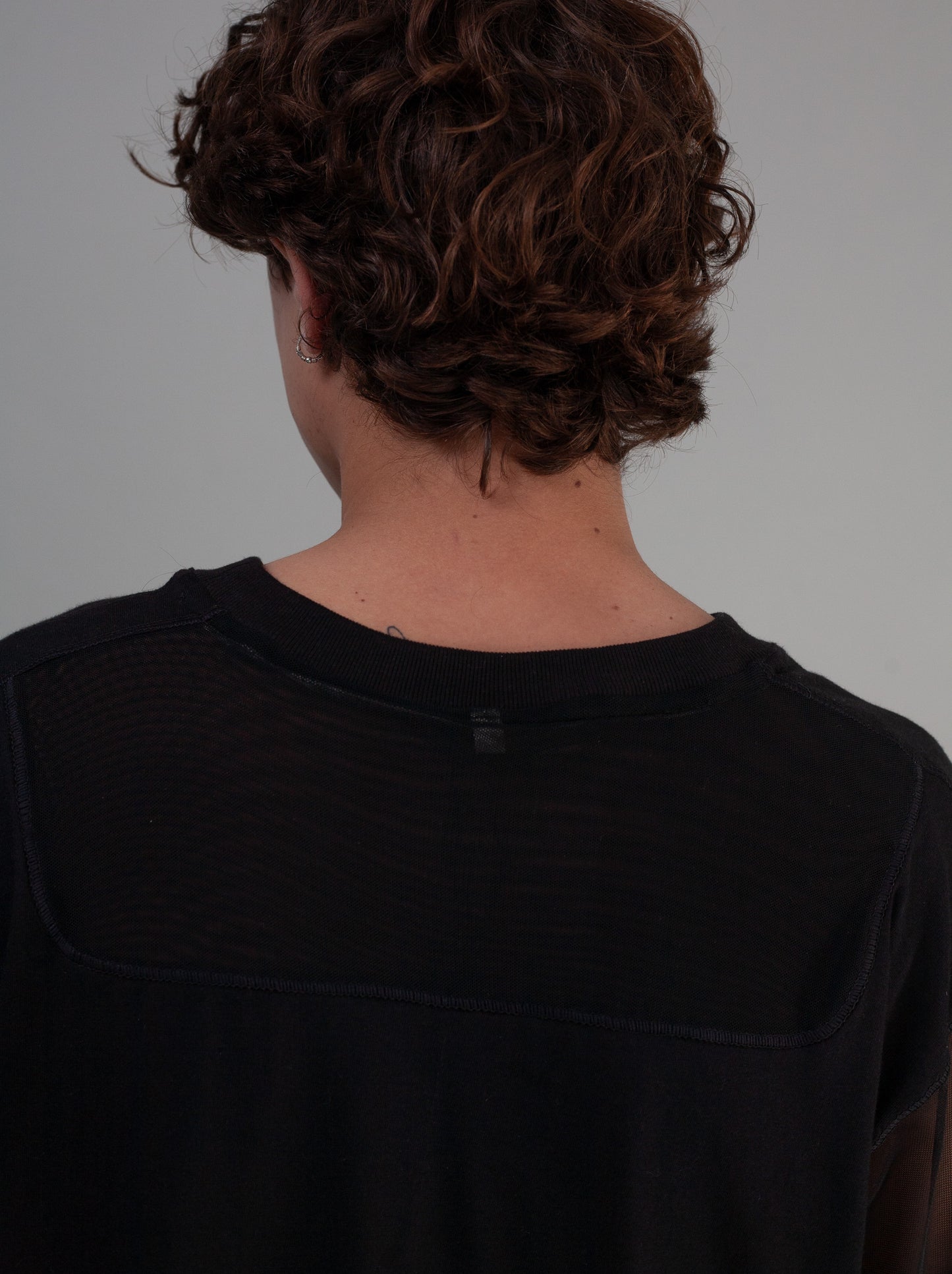 Utility Paneled Mesh T-Shirt ( Black)