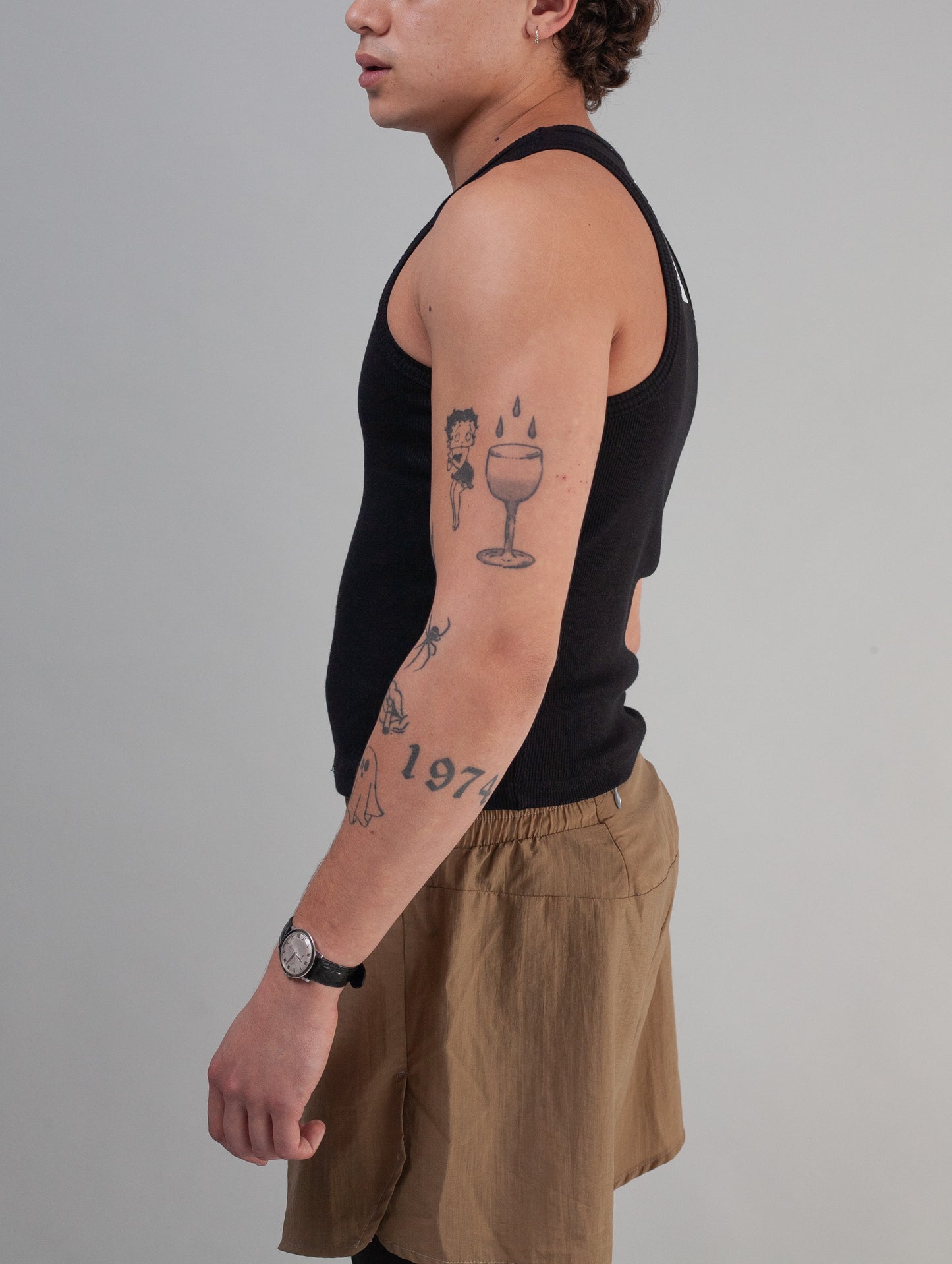 Ribbed Vest (Black)