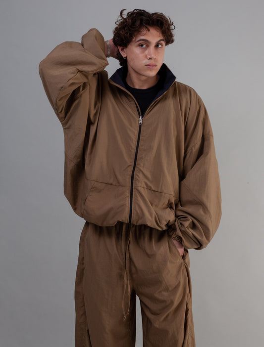 Oversized Reversible Jacket ( Pebble Stone )