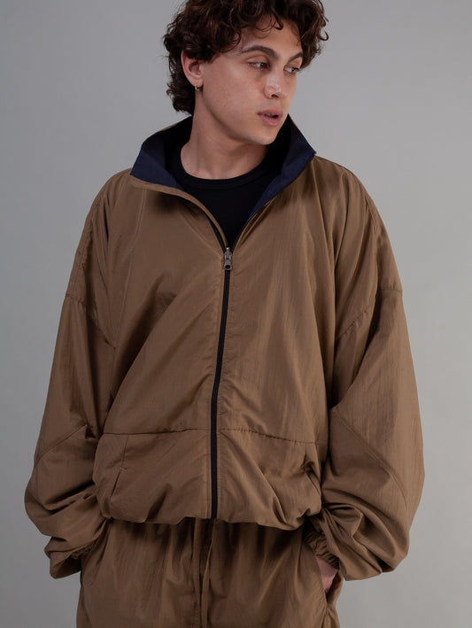 Oversized Reversible Jacket ( Pebble Stone )