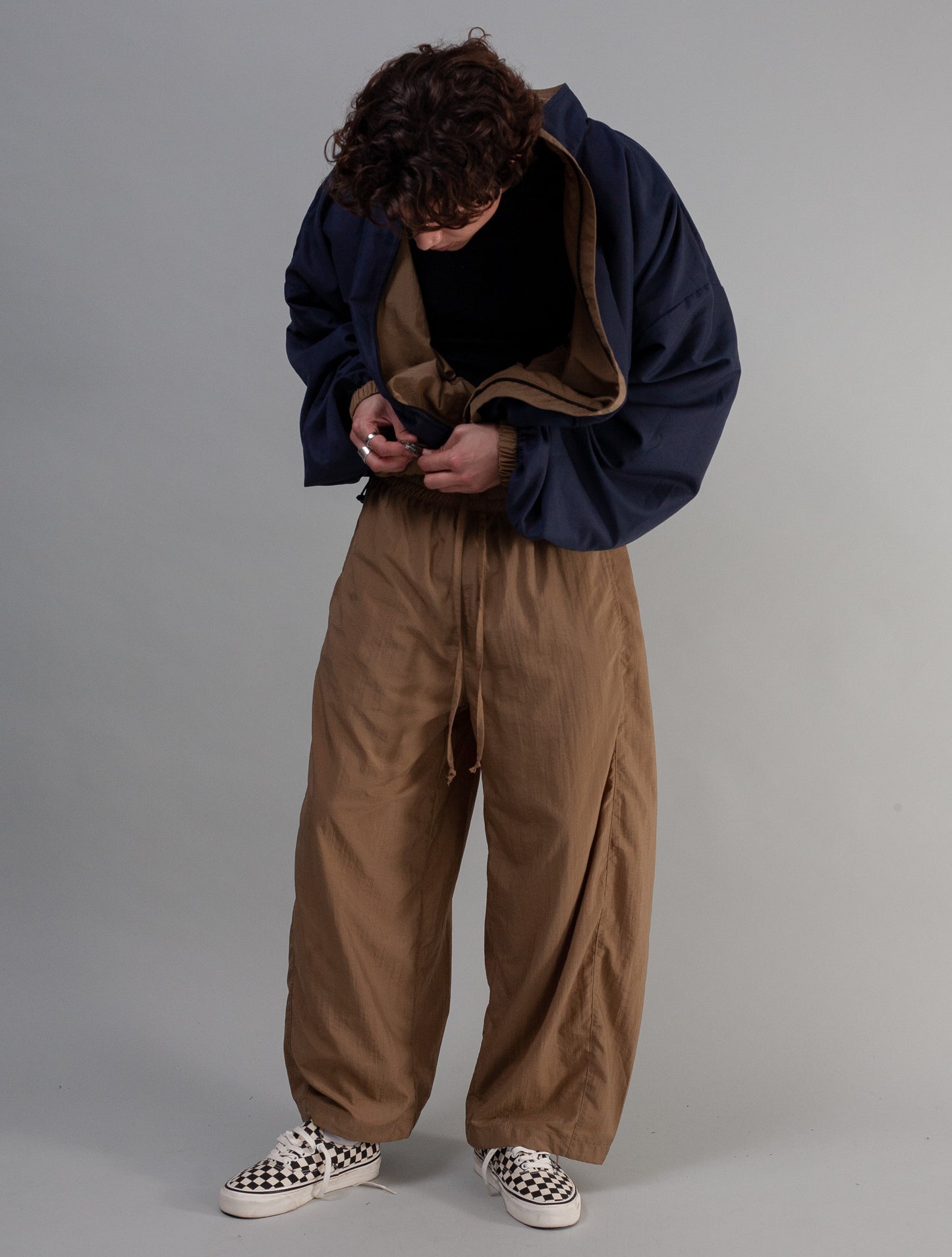 Barrel Pants Tech ( Stone )