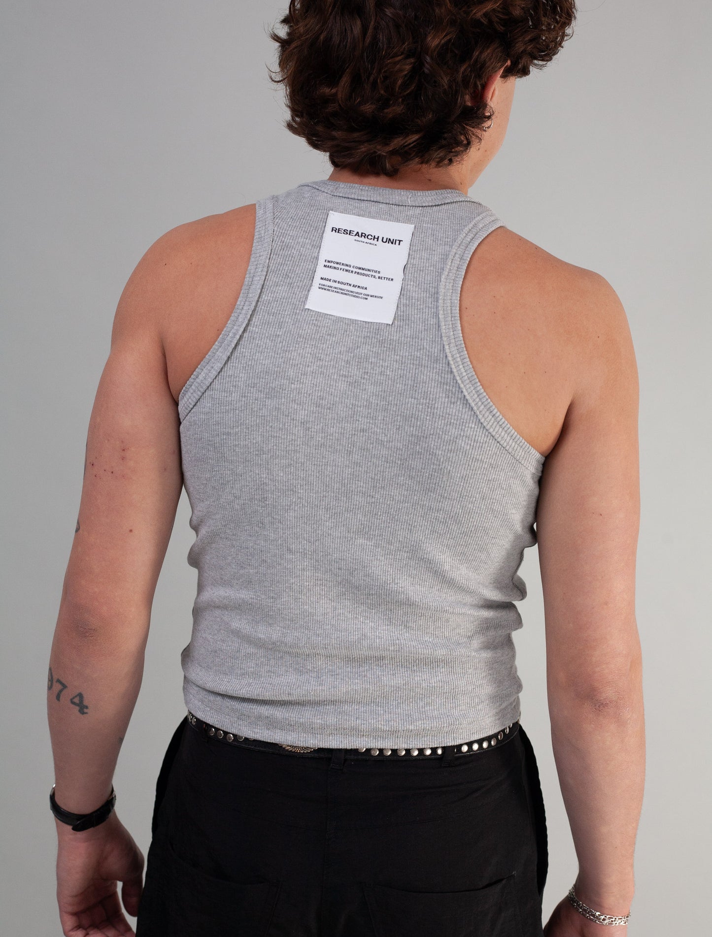 Ribbed Vest (Malange Grey)