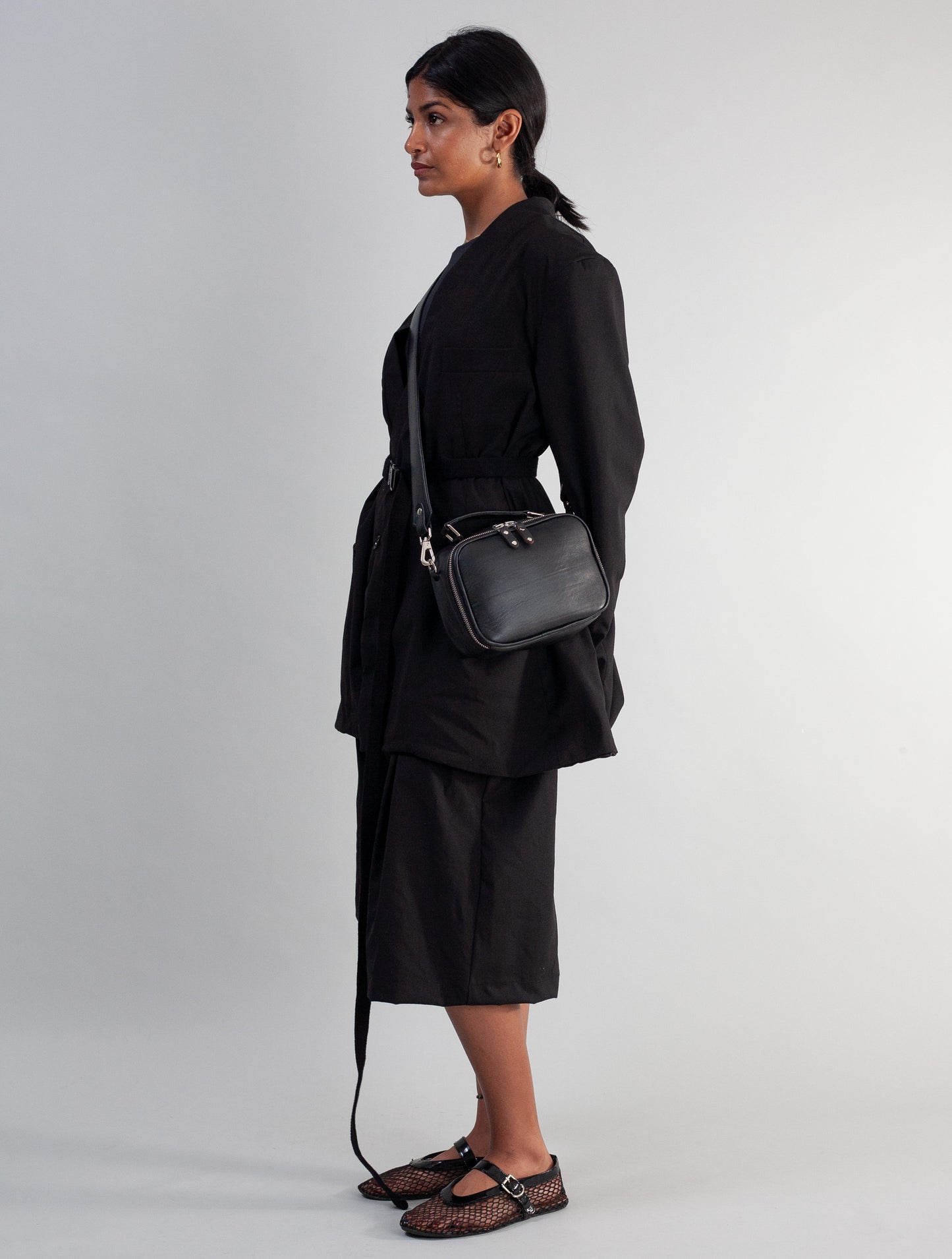 Cross body Bag (Lambskin Nappa Black)