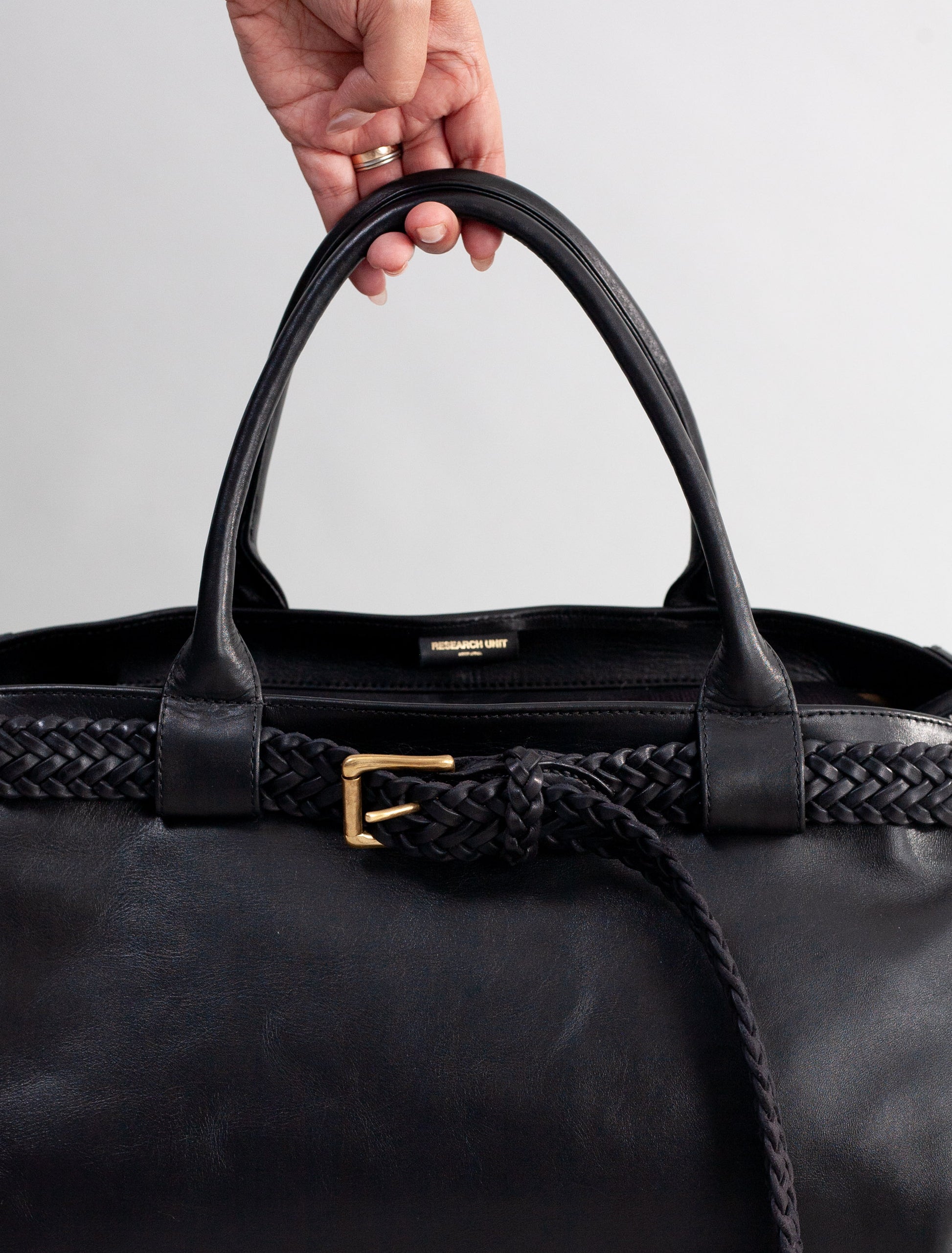 Belt Duffel Bag (Black)