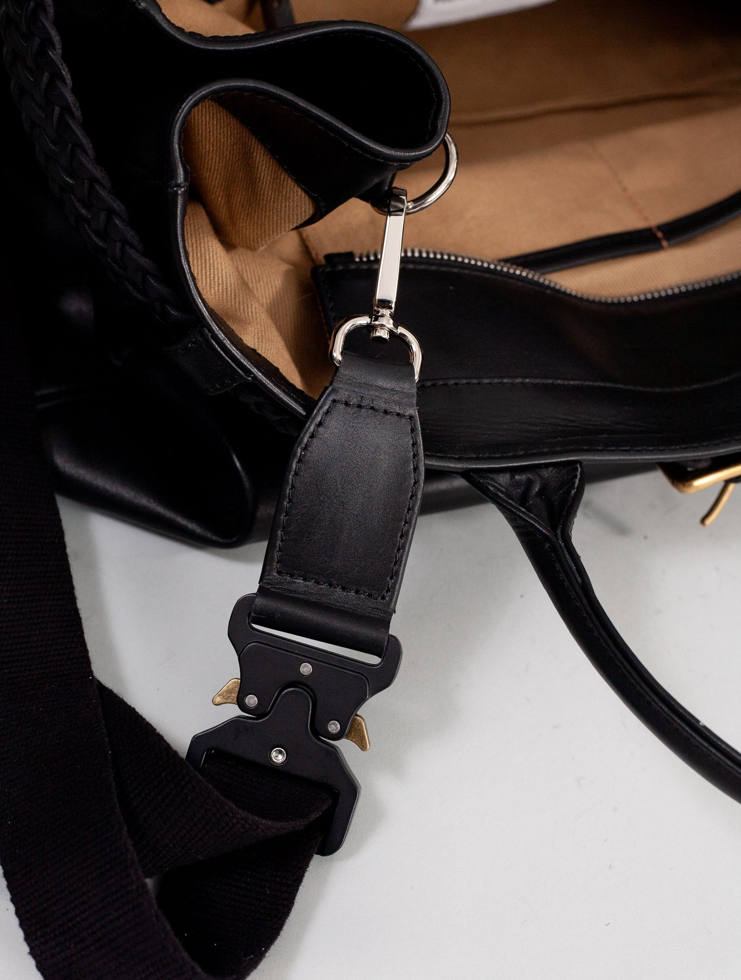 Belt Duffel Bag (Black)