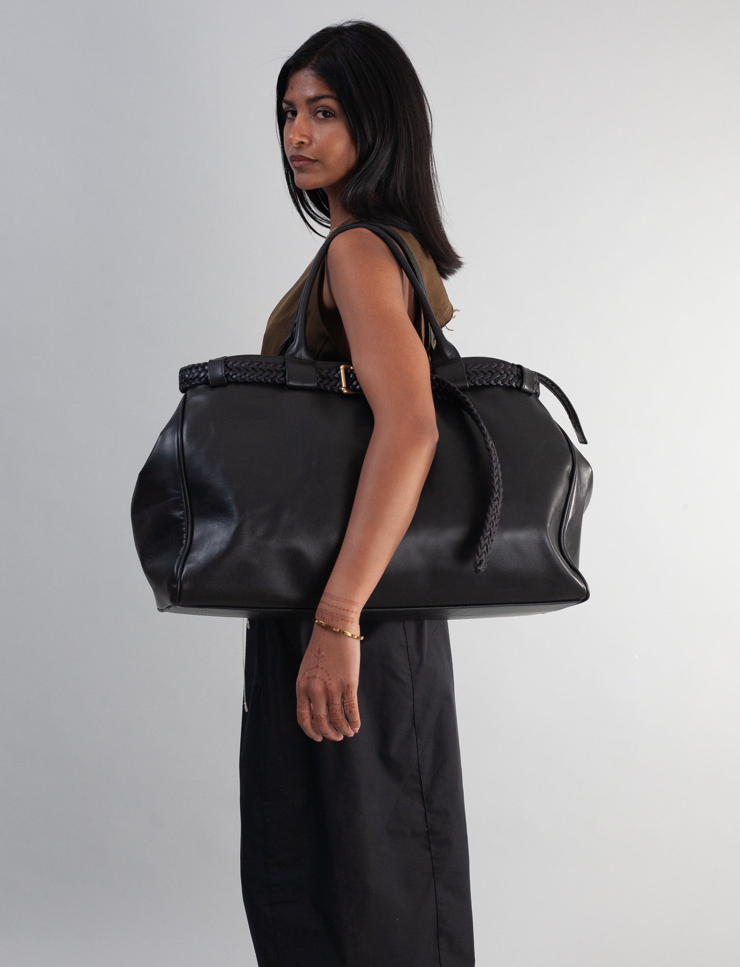 Belt Duffel Bag (Black)