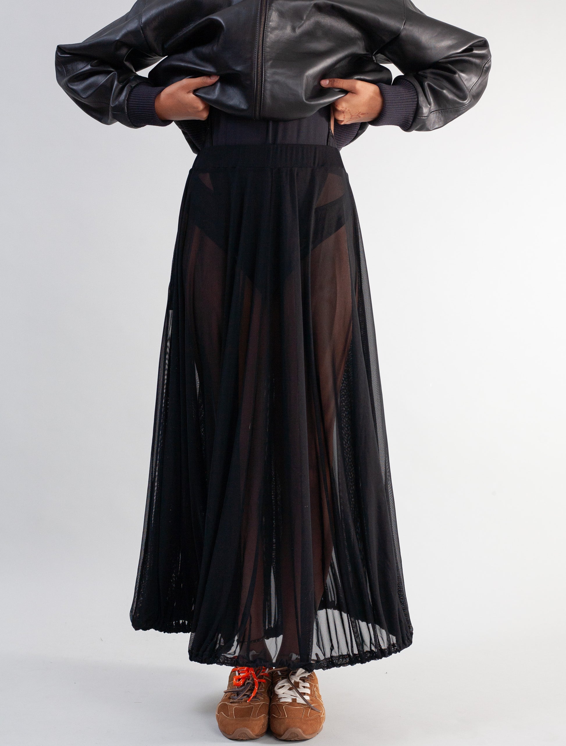 Ginza Skirt Mesh ( Black )