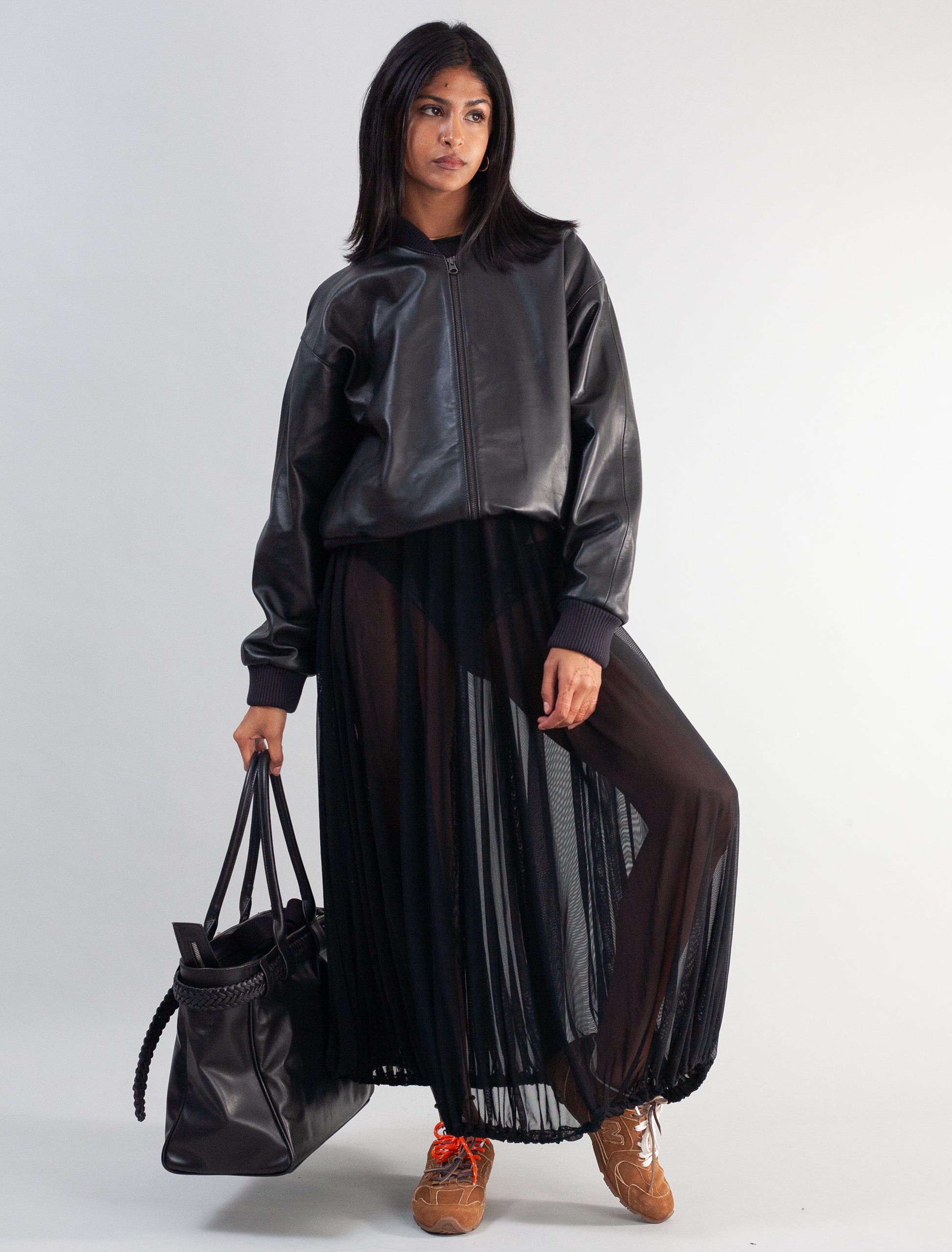 Ginza Skirt Mesh ( Black )