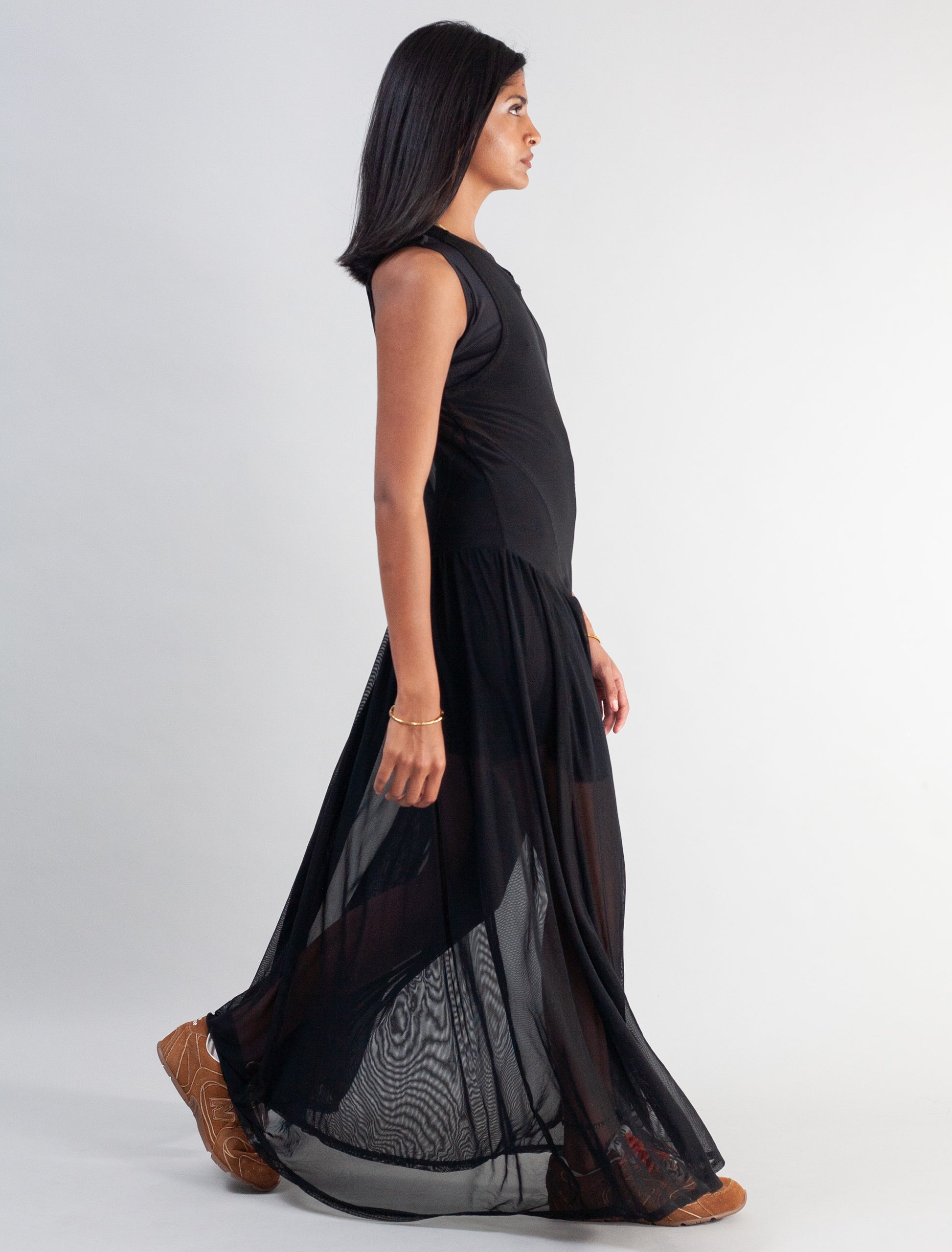 Maison Dress Mesh ( Black )
