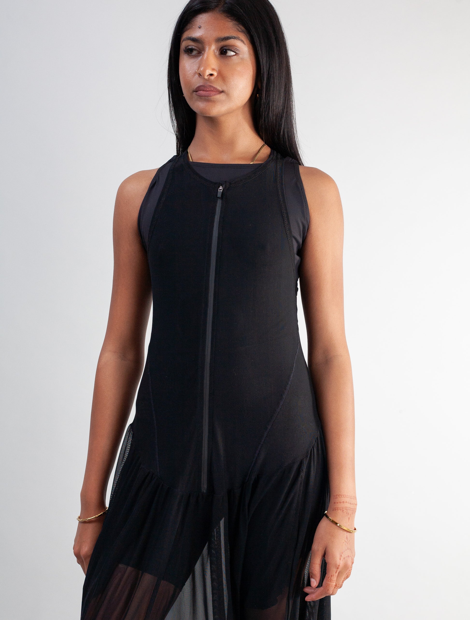 Maison Dress Mesh ( Black )