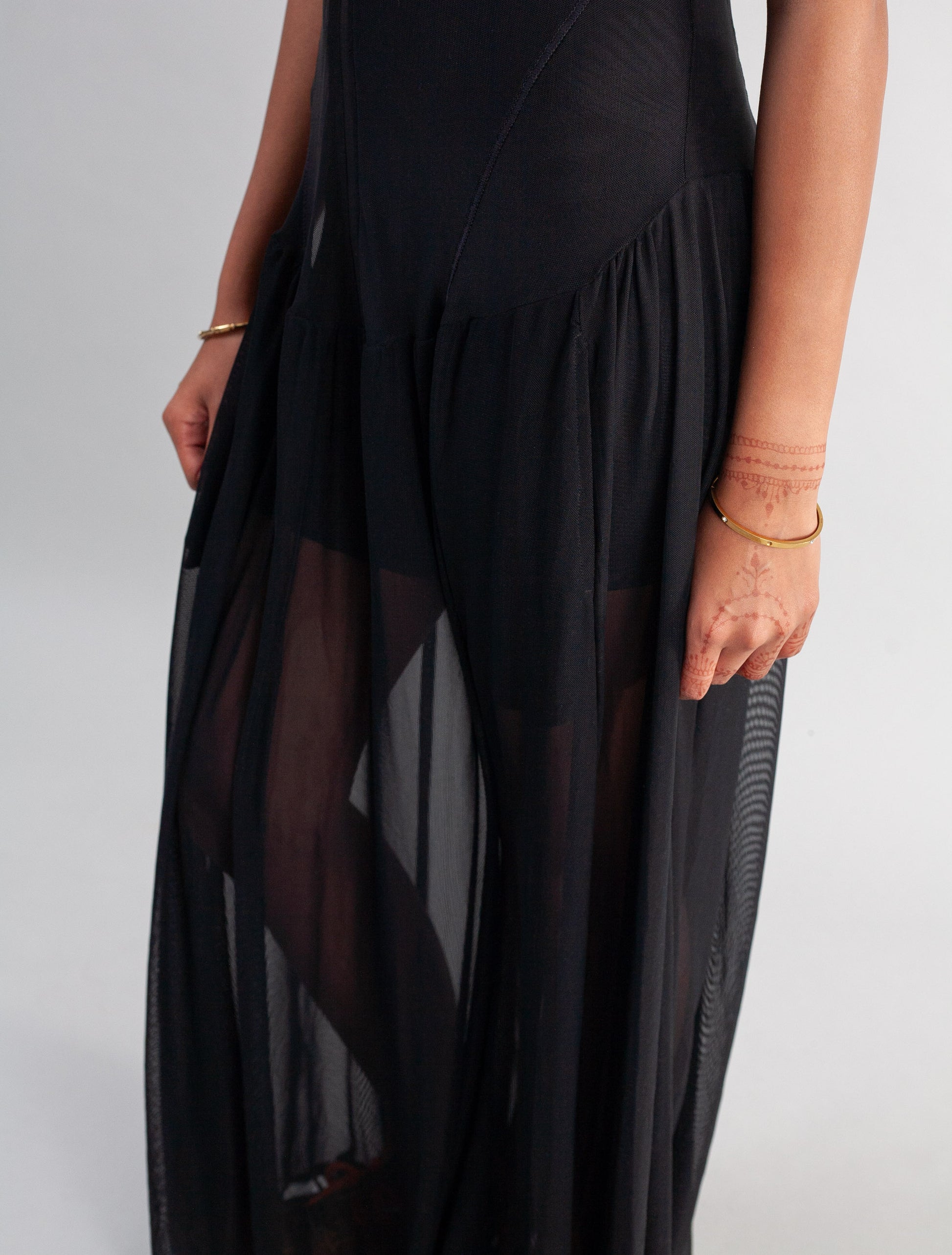 Maison Dress Mesh ( Black )