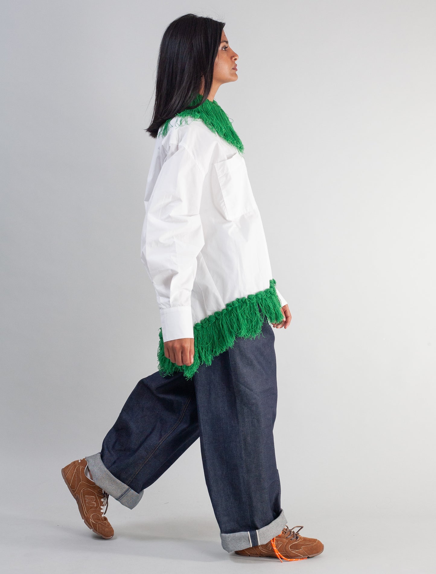 Gigi everyday shirt ( White )