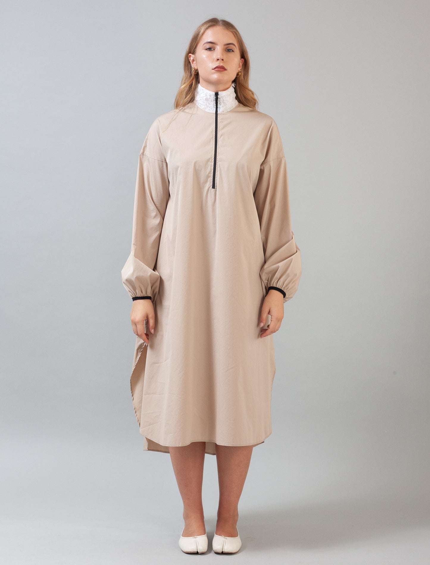Asia Dress (Sand & Lace)