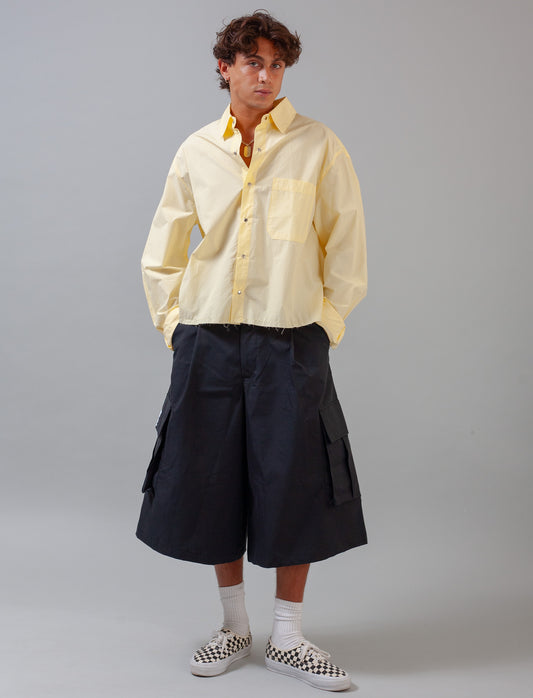 Raw Edged Shirt (Cotton)