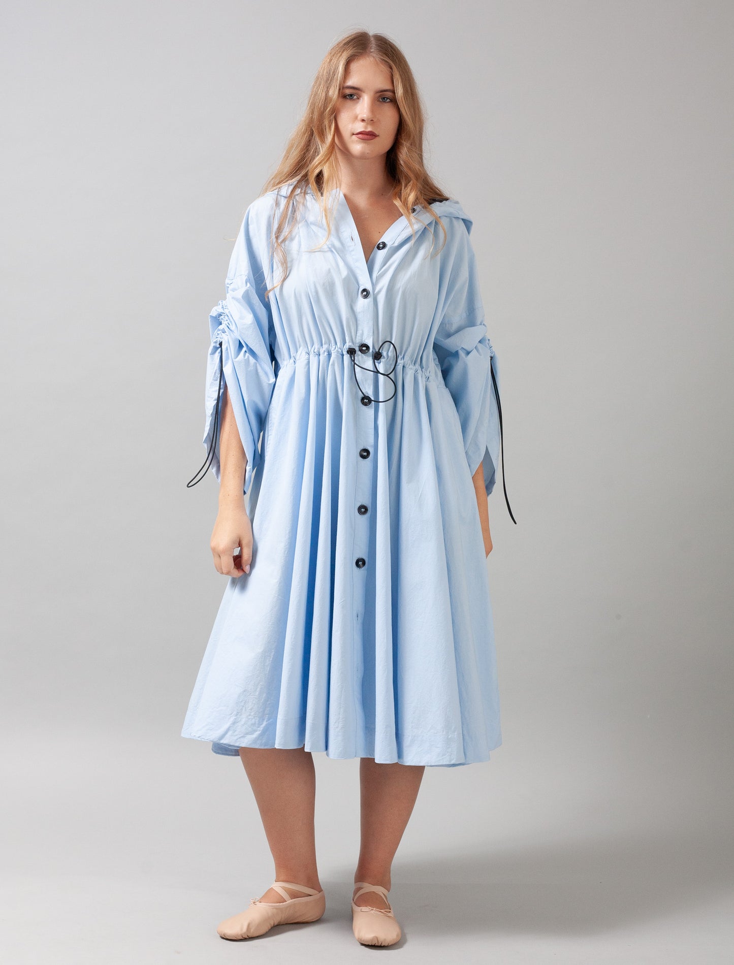 Osaka Dress Cotton (Sky Blue)