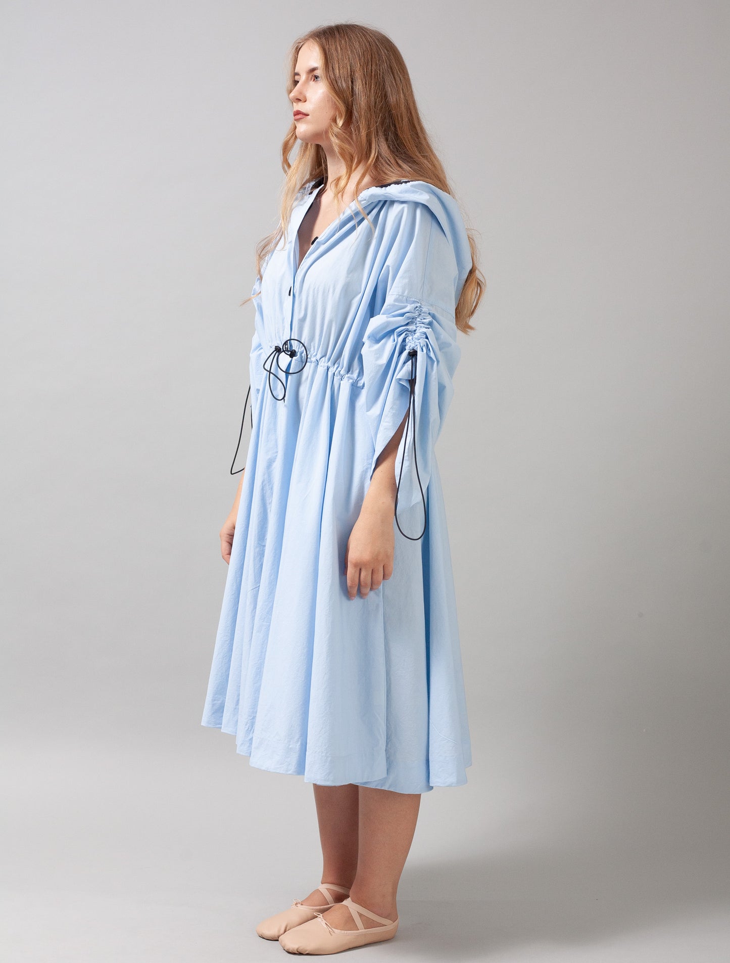 Osaka Dress Cotton (Sky Blue)