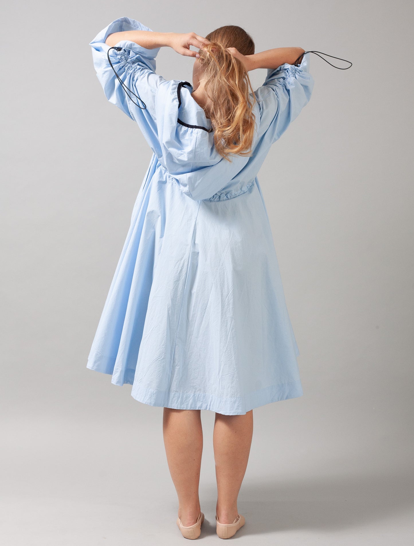 Osaka Dress Cotton (Sky Blue)