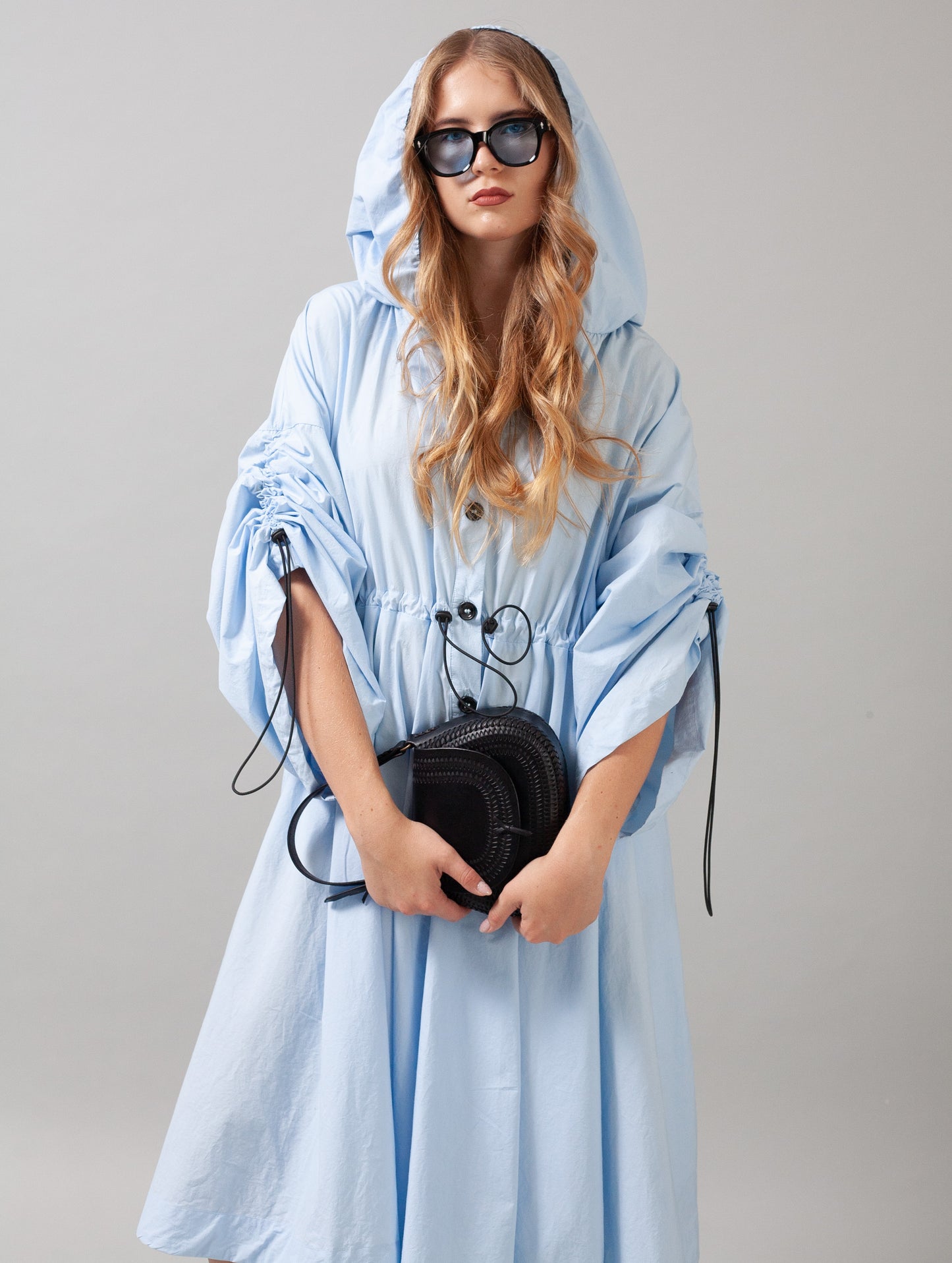 Osaka Dress Cotton (Sky Blue)