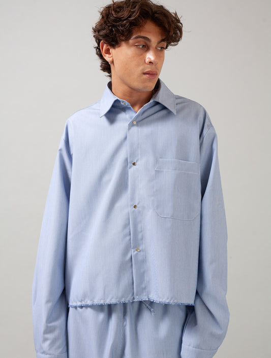 Raw Edged Shirt (Cotton)