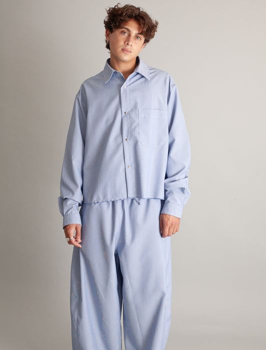 Raw Edged Shirt (Cotton)