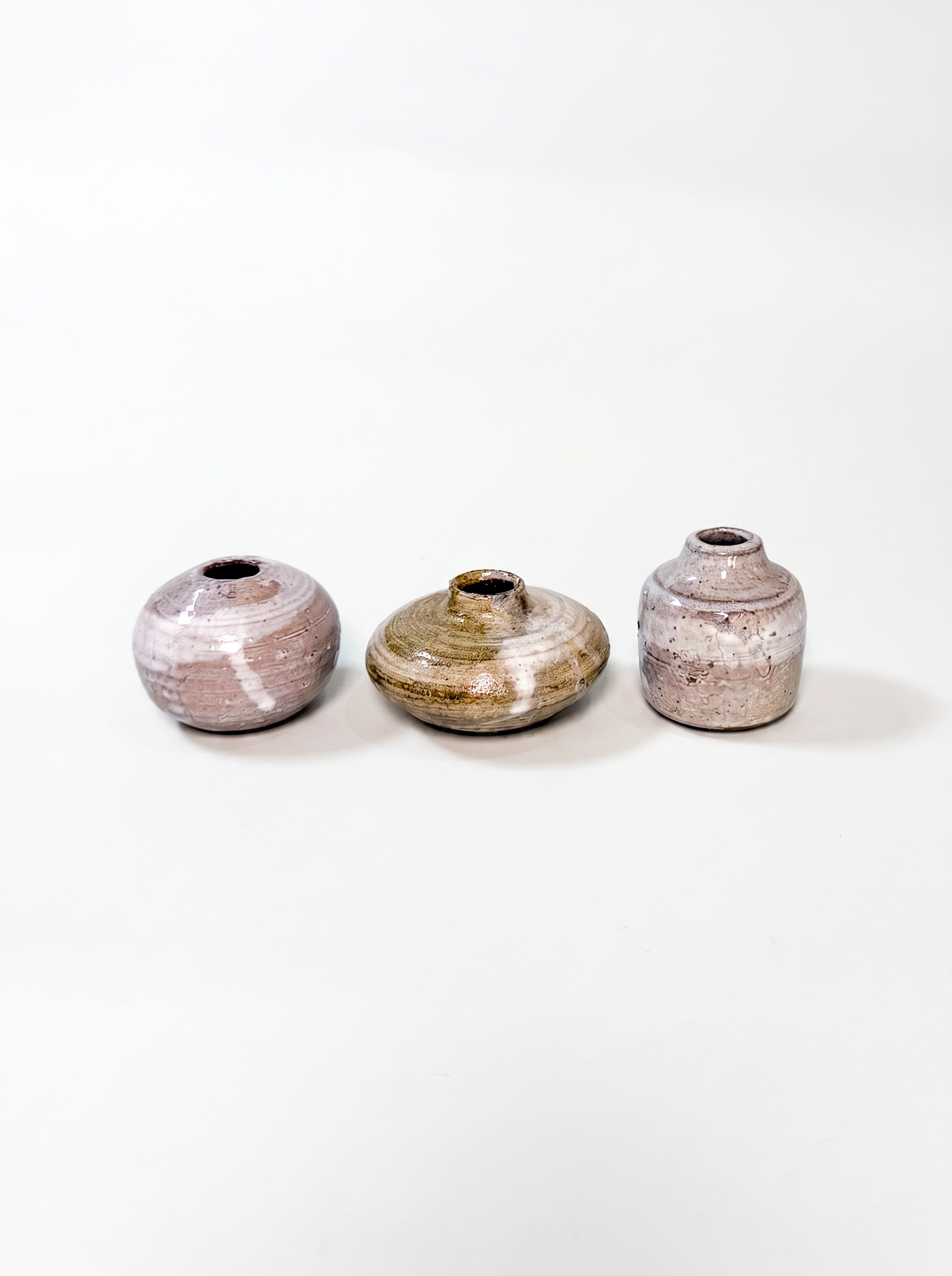 ceramics in a milky and cream colour