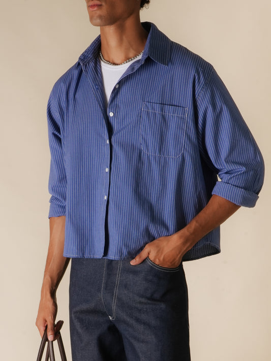 Studio Shirt (Blue Striped)