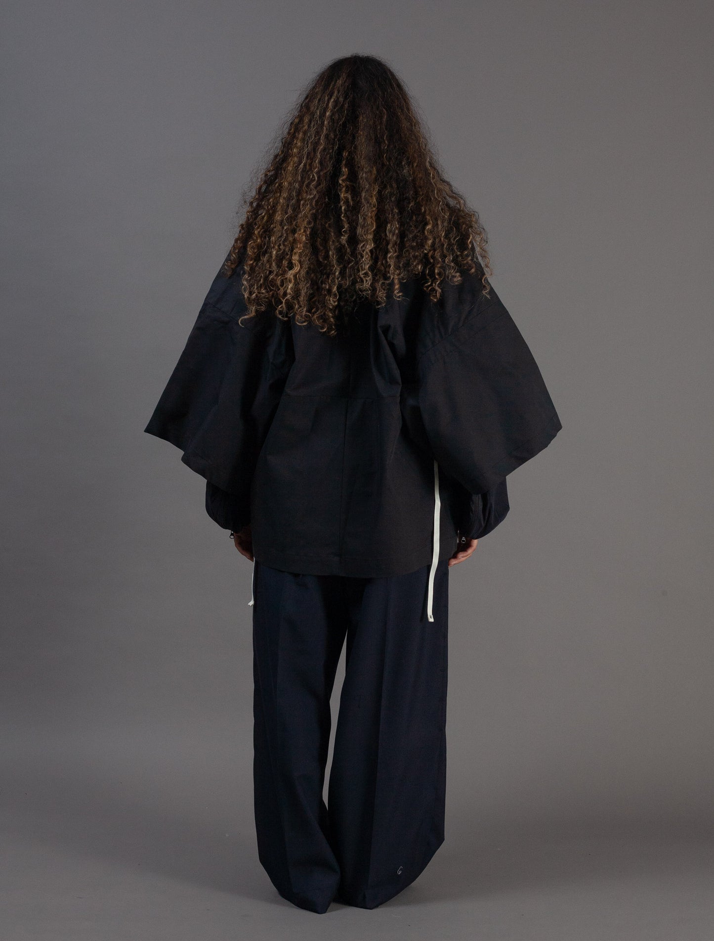 black kimono back