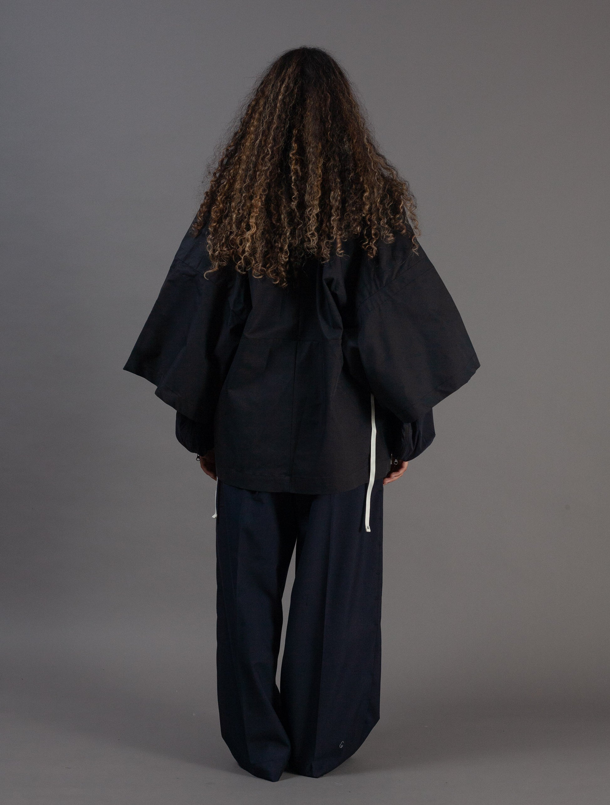 black kimono back