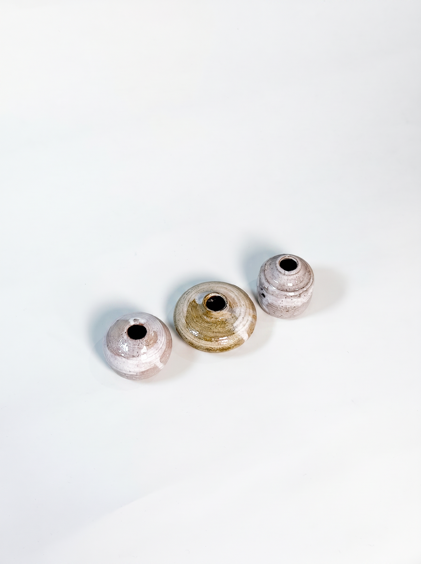 ceramics in a milky and cream colour