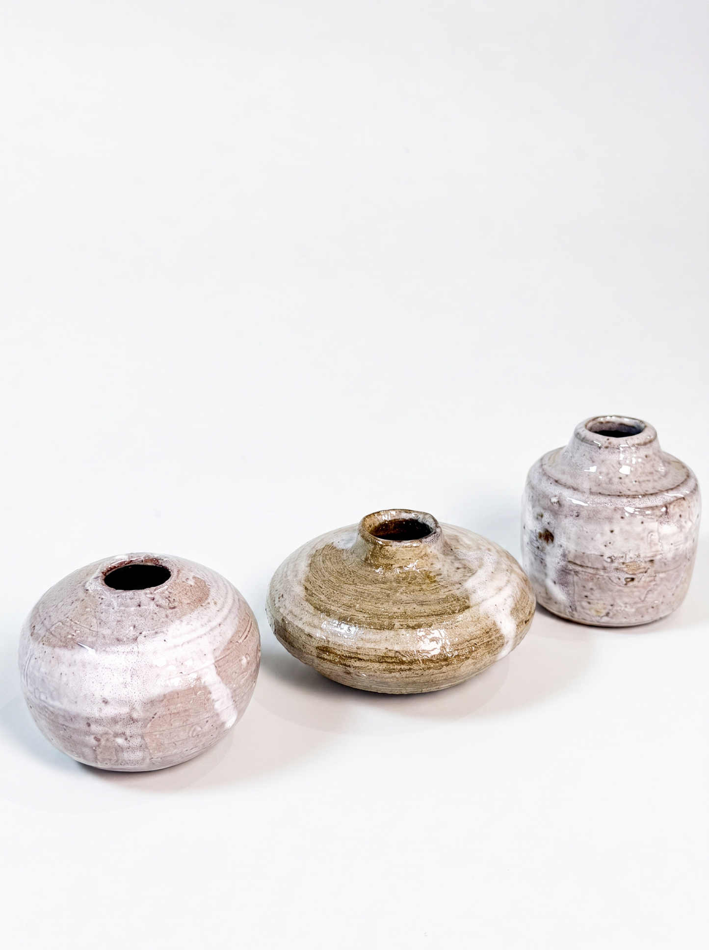 ceramics in a milky and cream colour