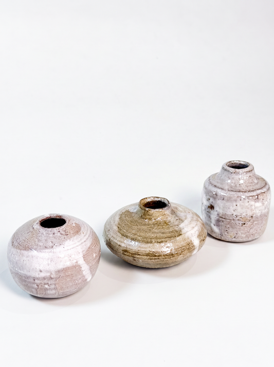 ceramics in a milky and cream colour