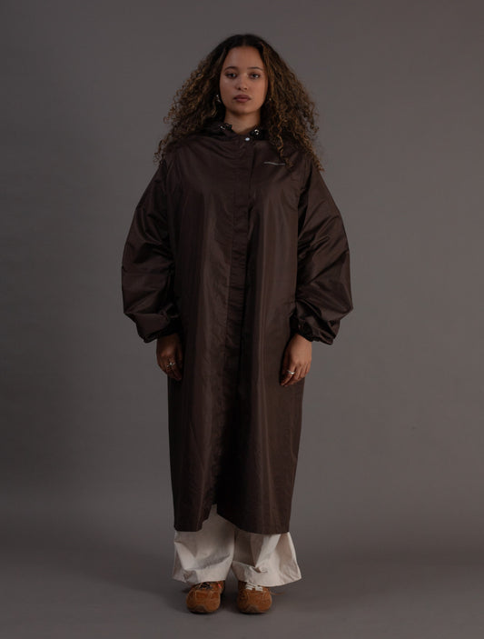 chocolate raincoat front