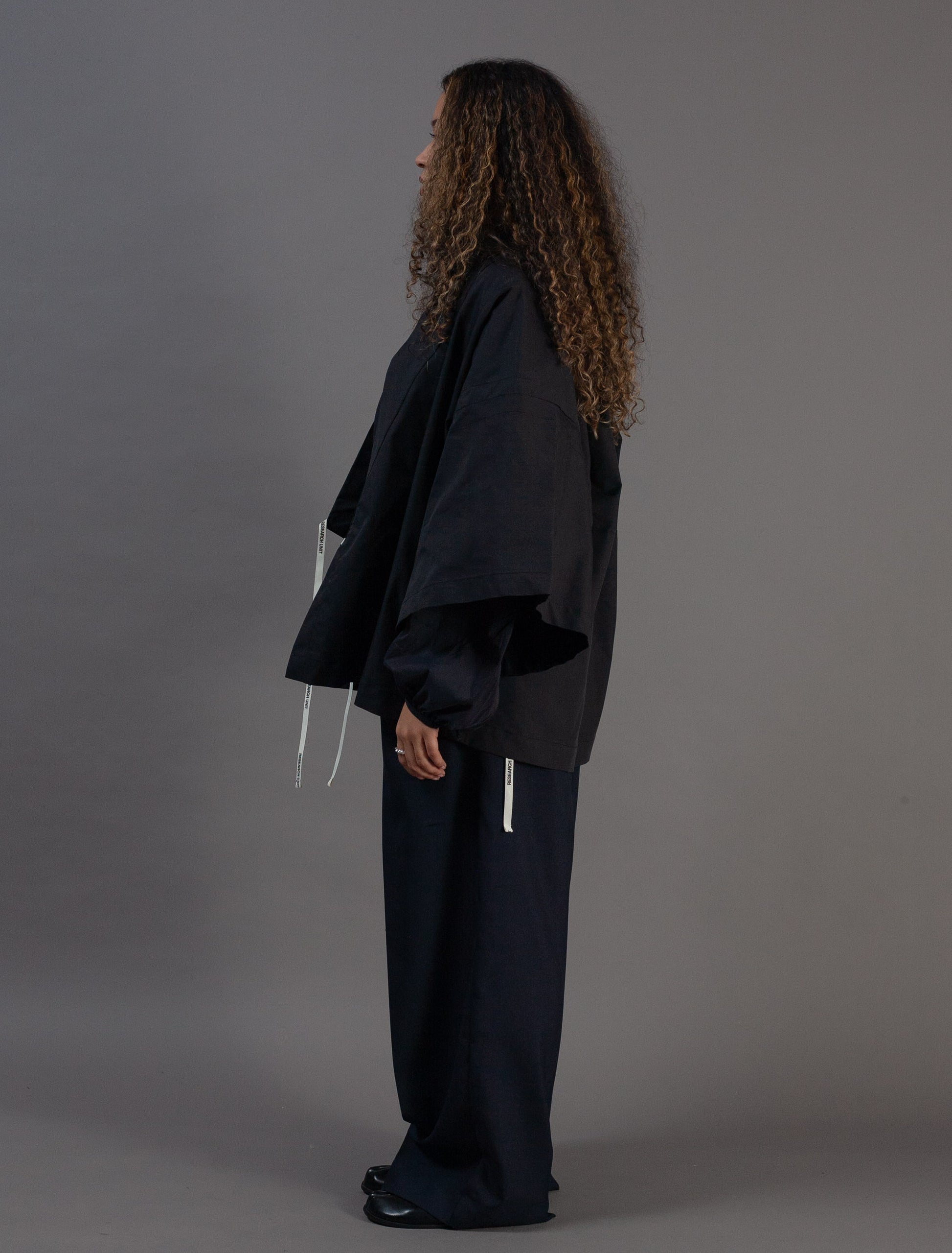 black kimono