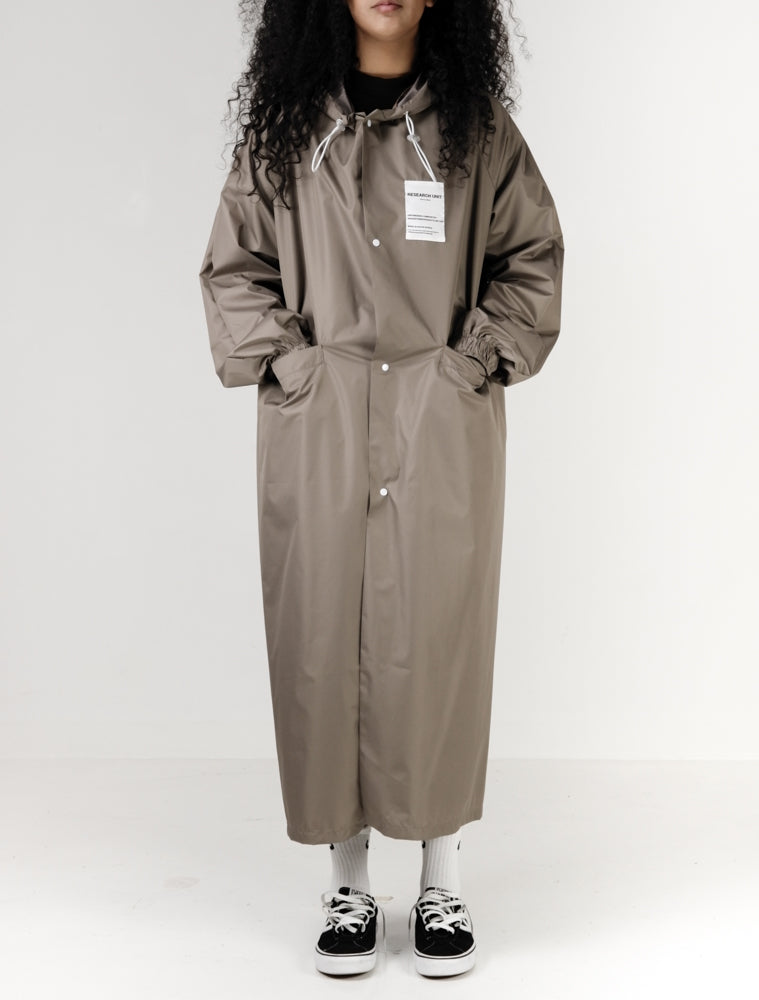 Ripstop Waterproof Raincoat (Stone) – Research Unit